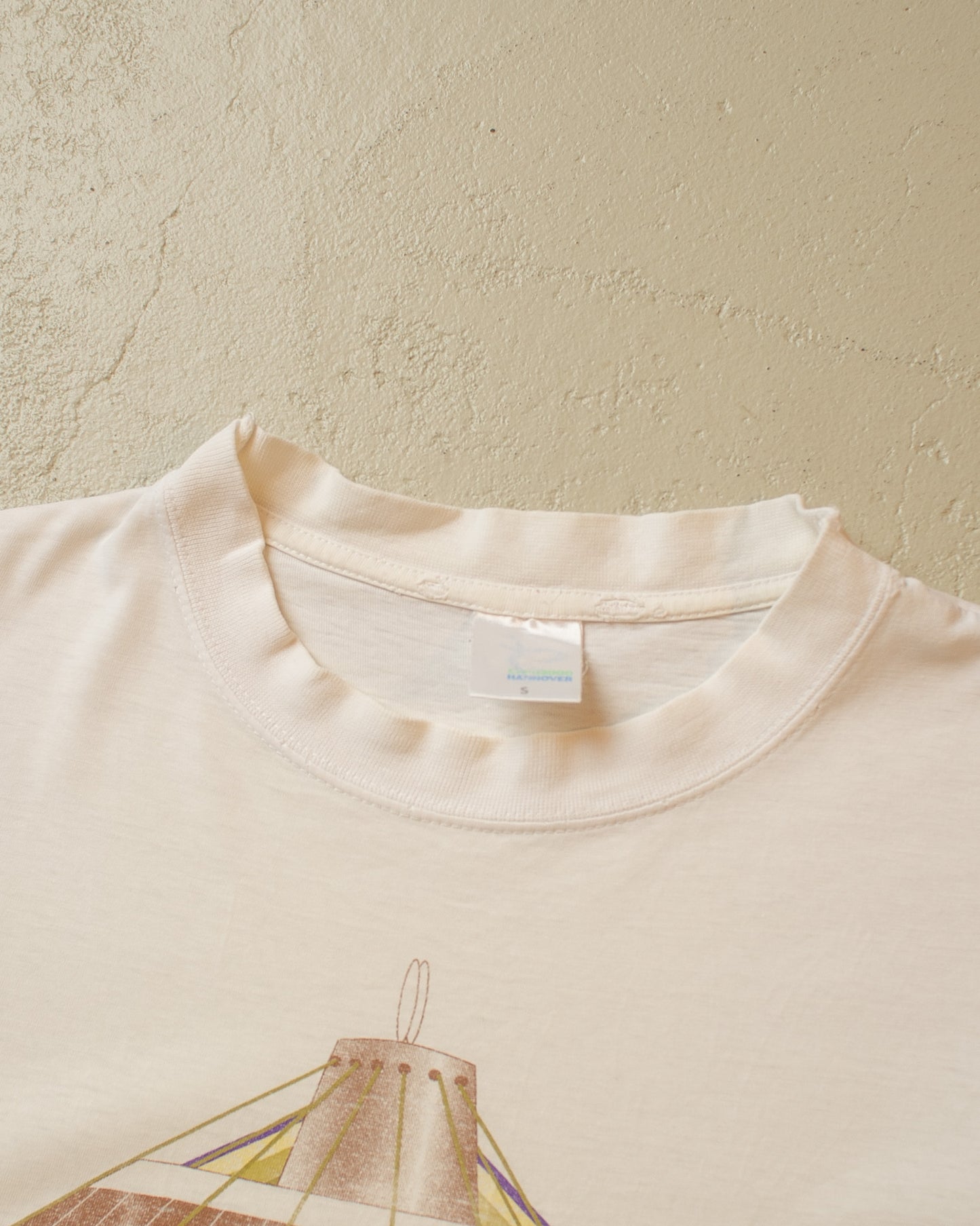 Expo 2000 Hannover distressed Tower T-shirt white - S/M