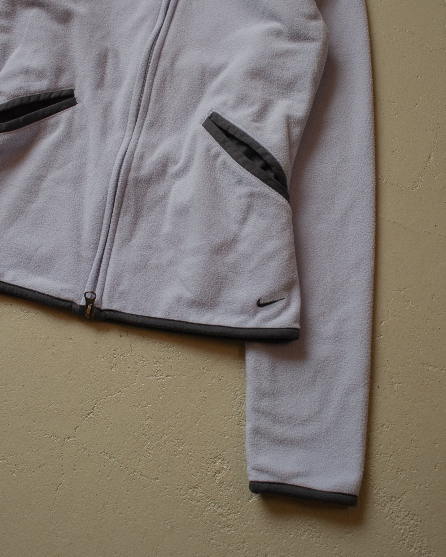 2000s Womens Deadstock Nike Fleece Jacket babyblue - S