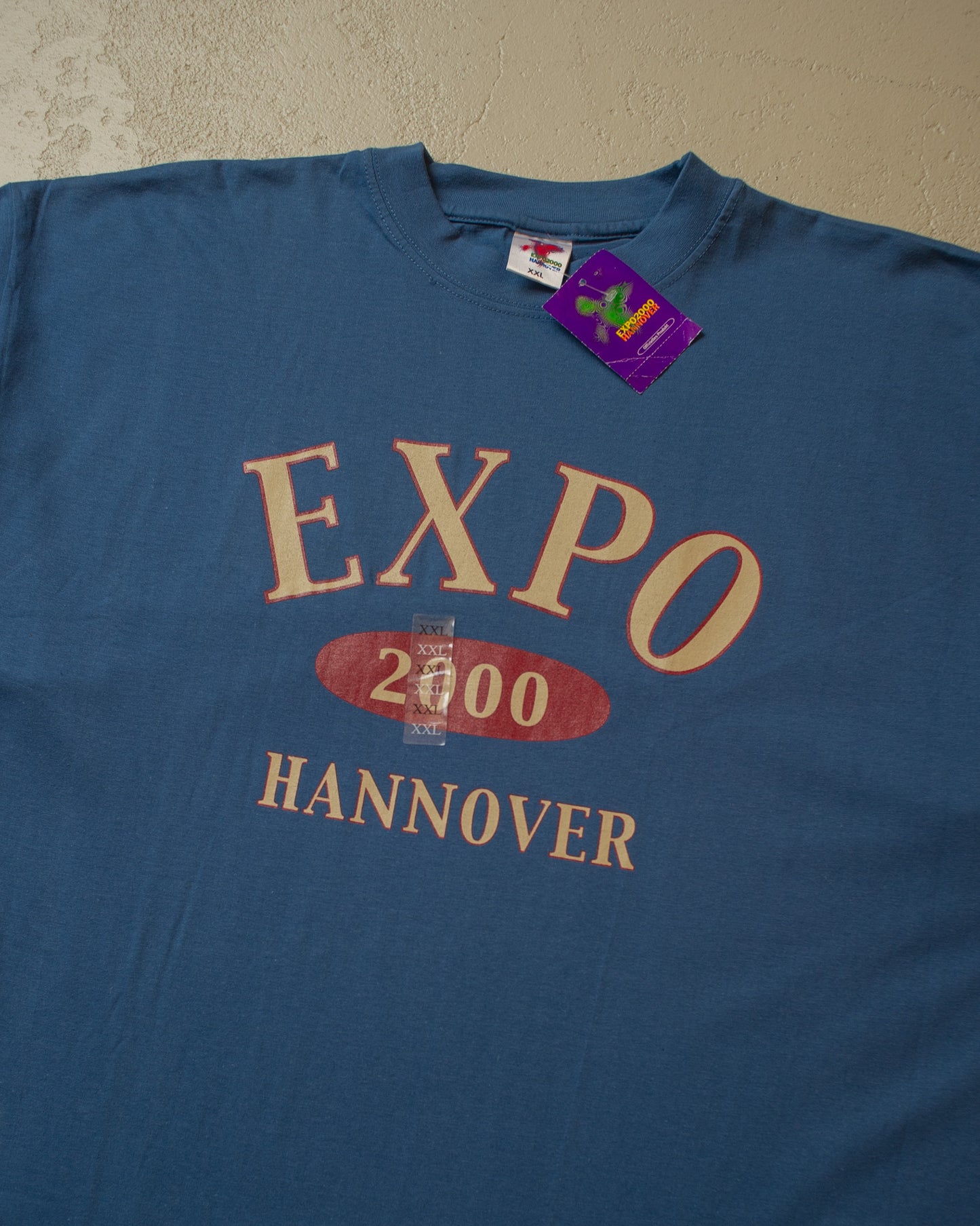 Deadstock Expo 2000 Hannover T-shirt blue - XXL