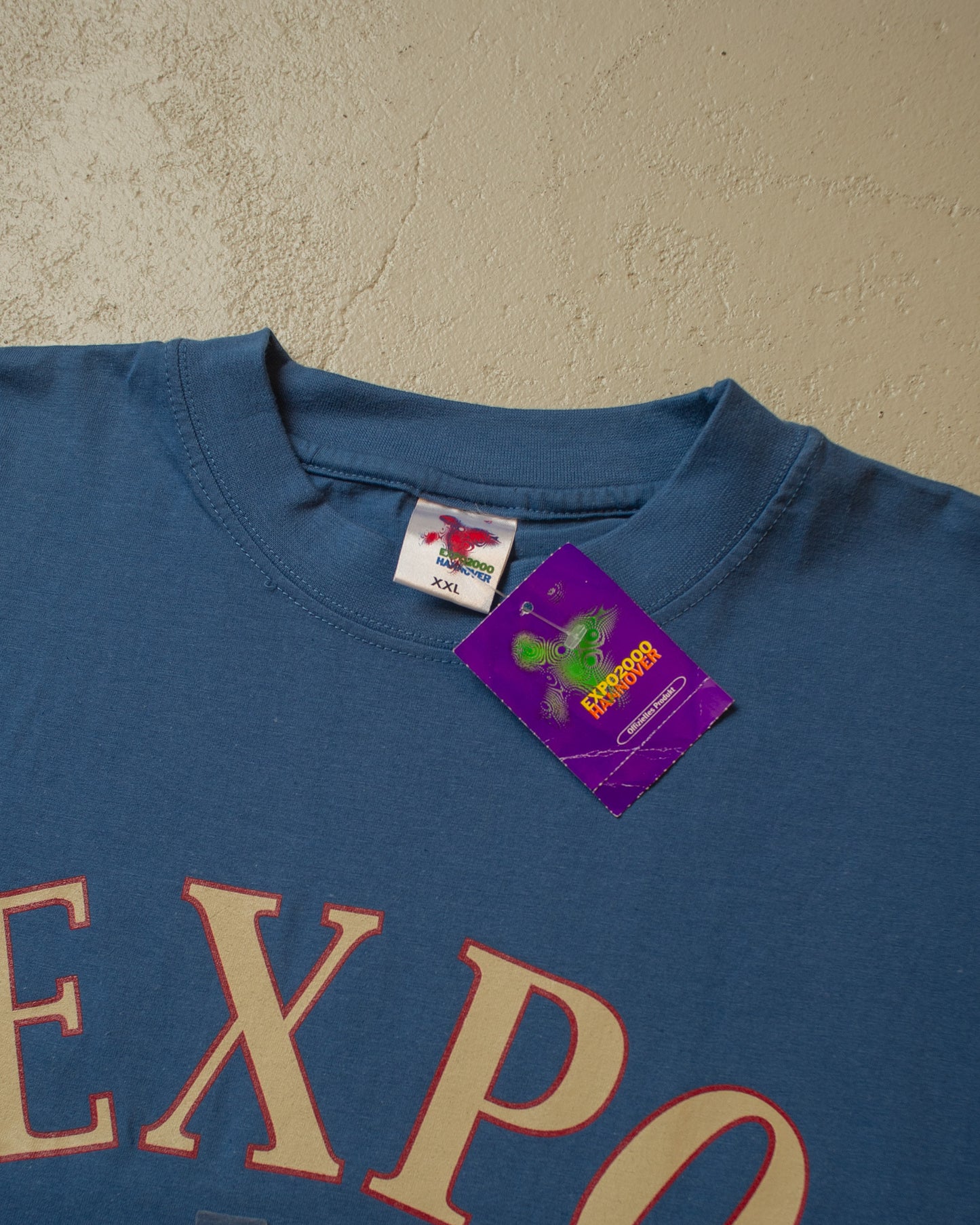 Deadstock Expo 2000 Hannover T-shirt blue - XXL