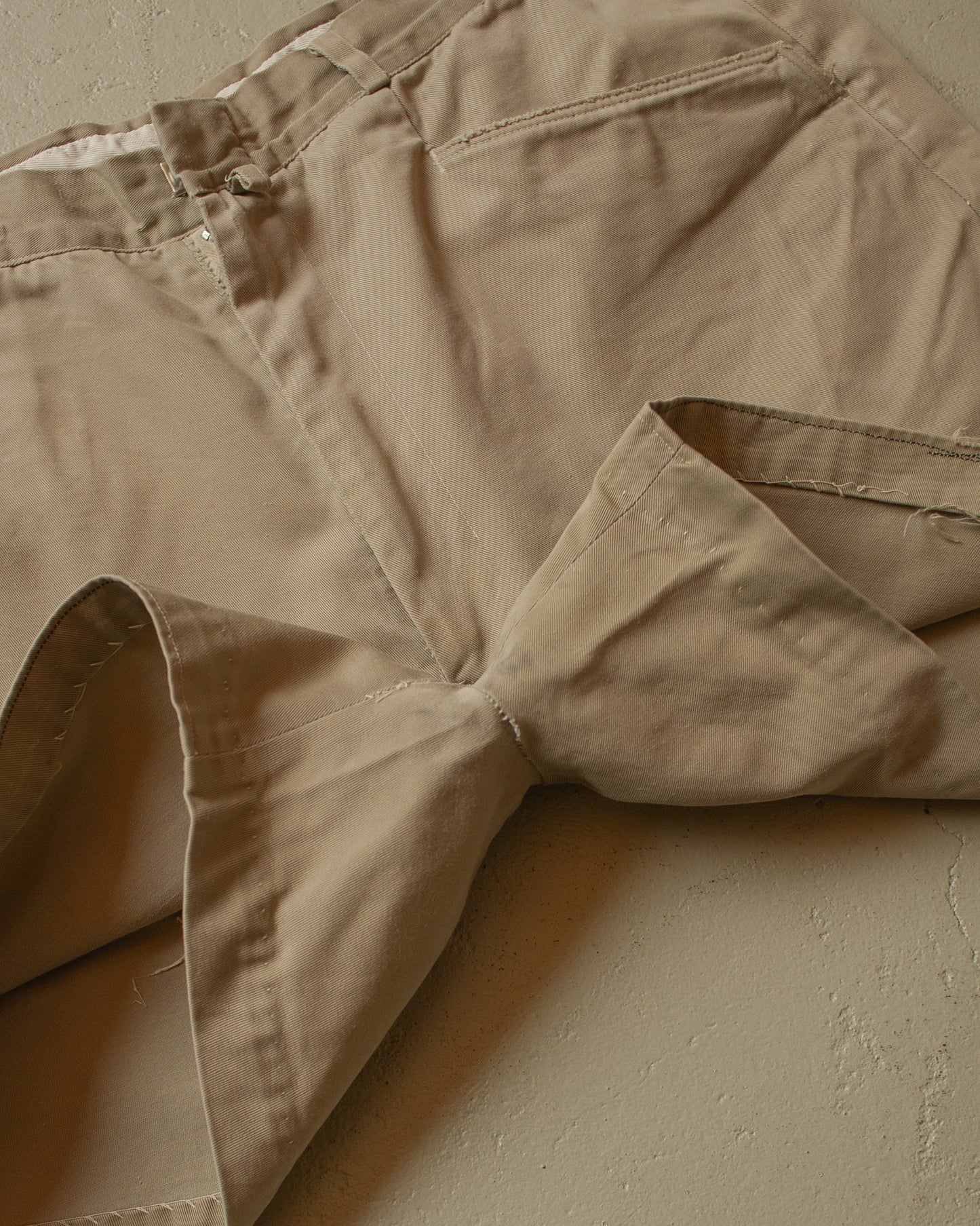 1960s distressed Texwood Cotton Shorts beige - W33