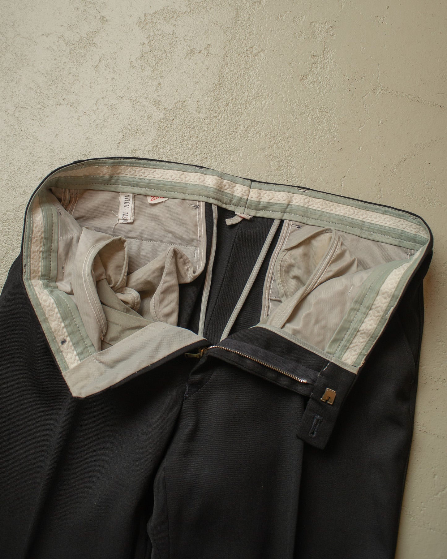 1960s/70s Flared Suit Pants black - W35 L32