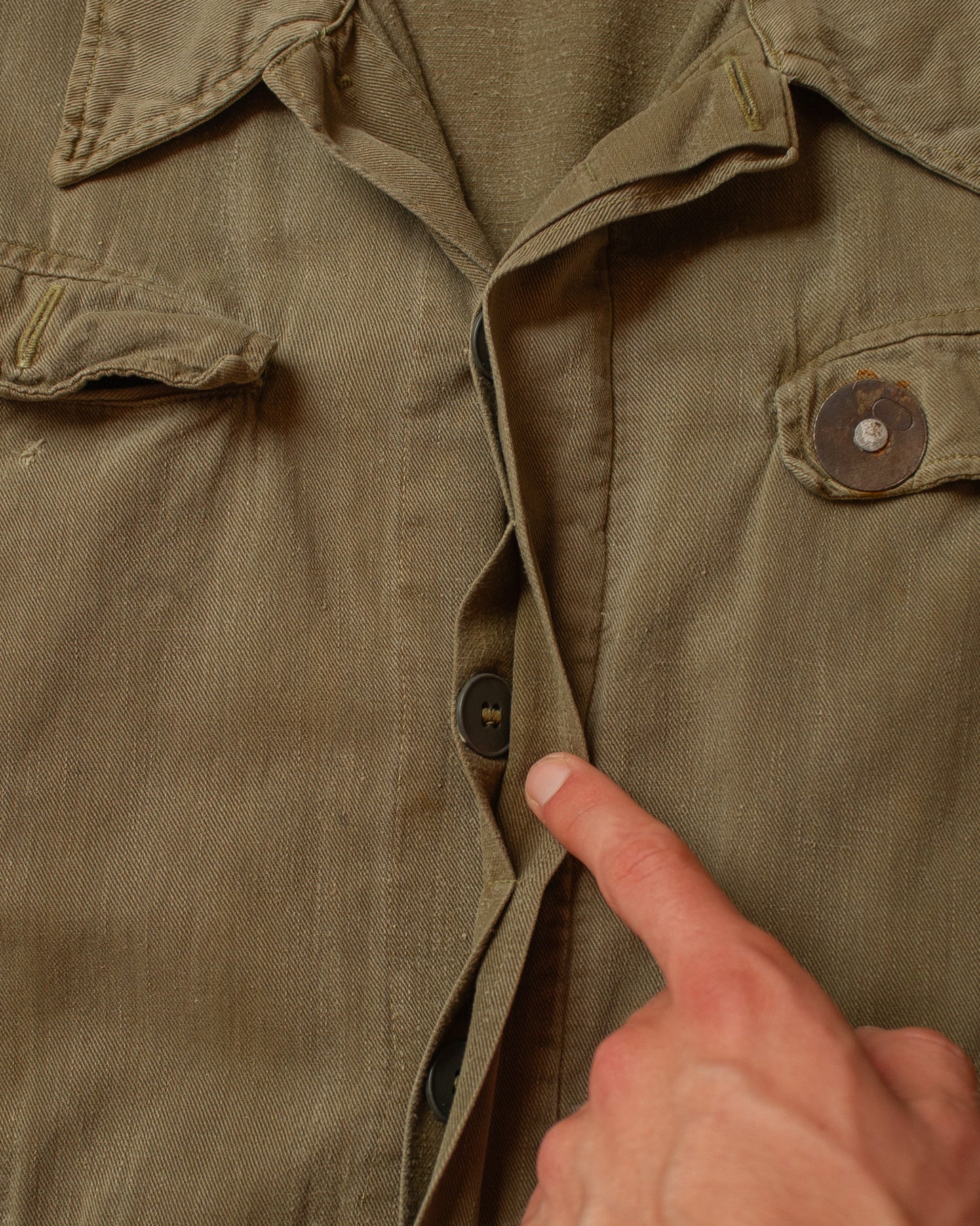 1950s German Railway Worker Coverall khaki - XL/XXL