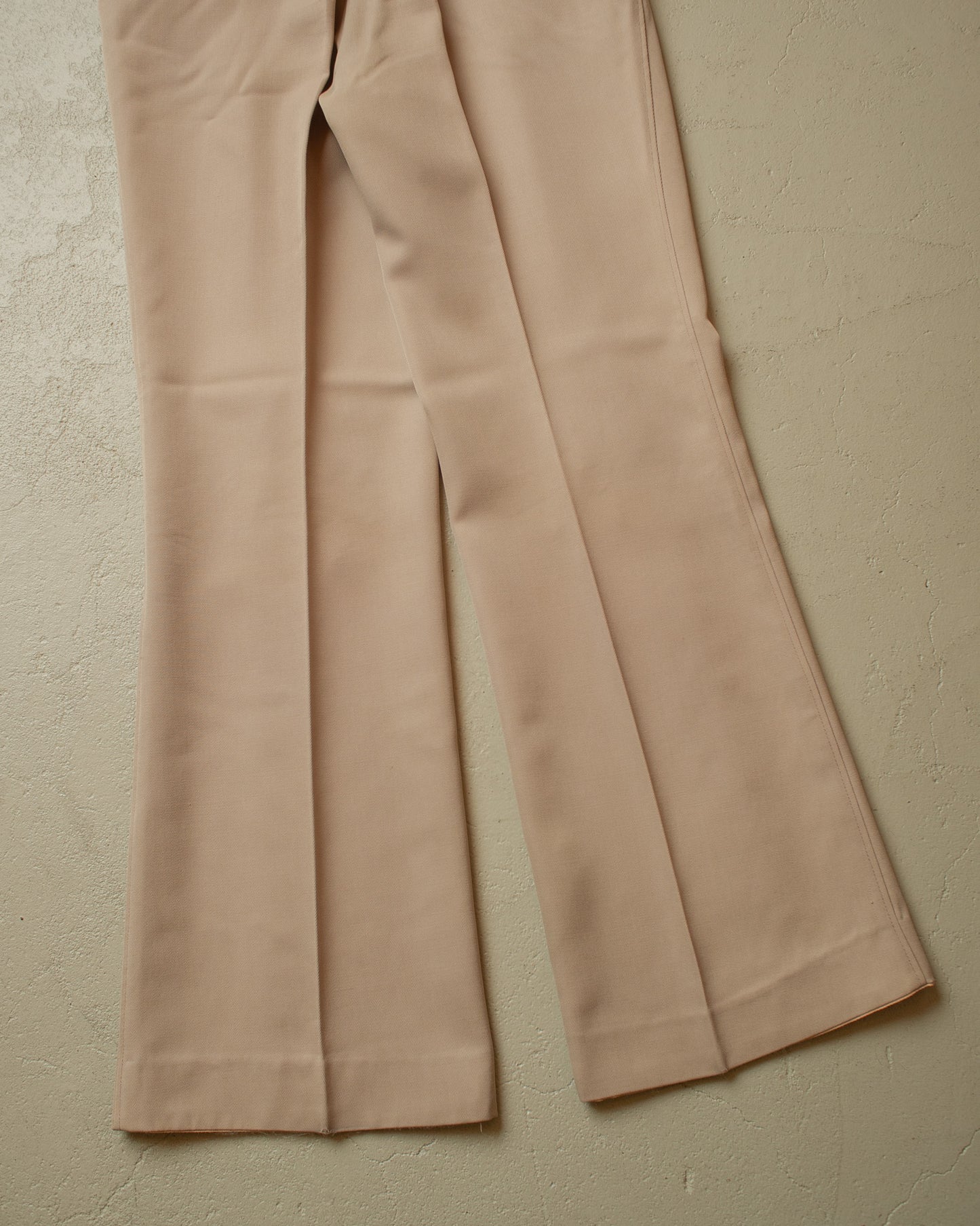 1960s/70s Flared Suit Pants beige - W34 L32