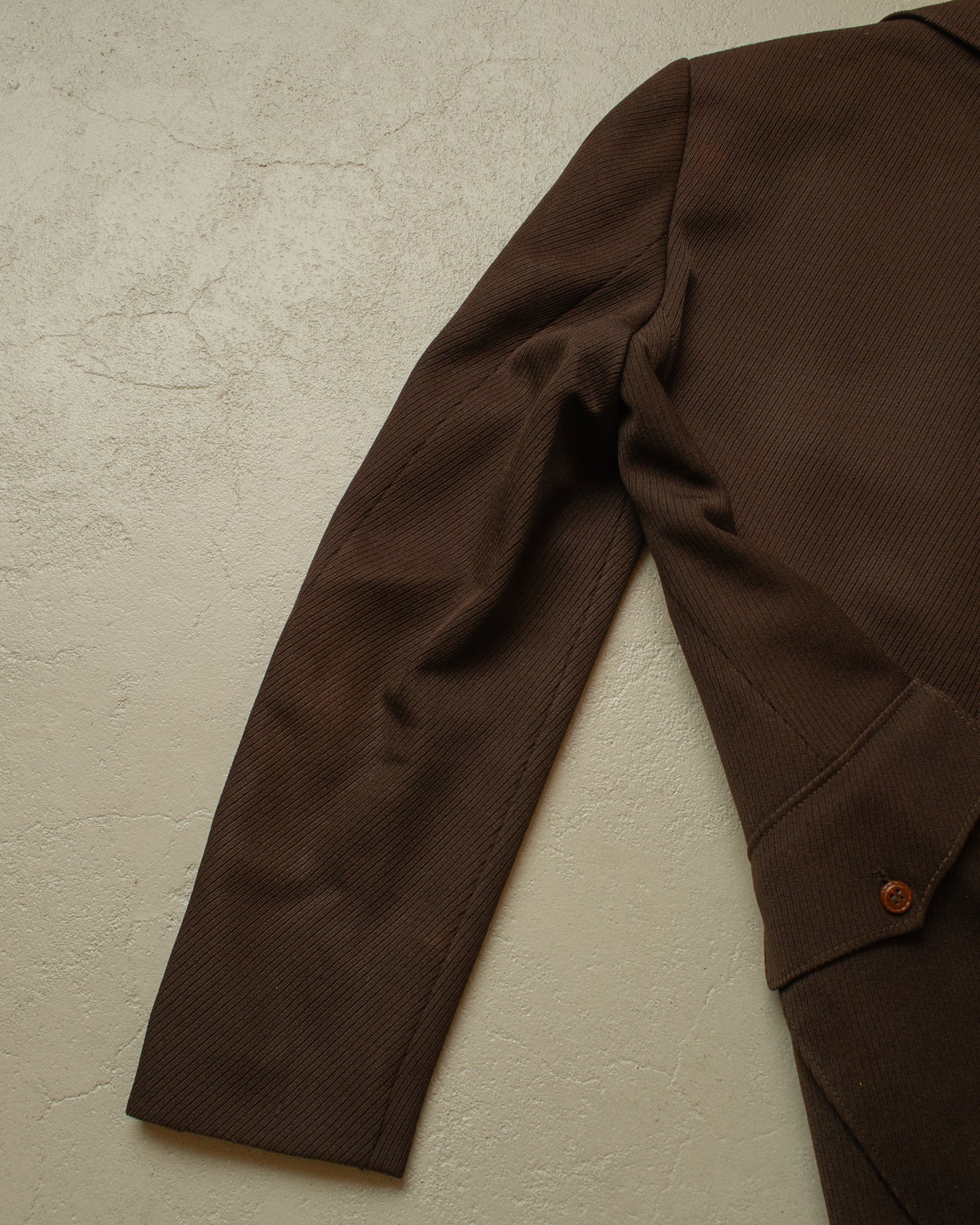 1970s Belted Sports Jacket brown - L