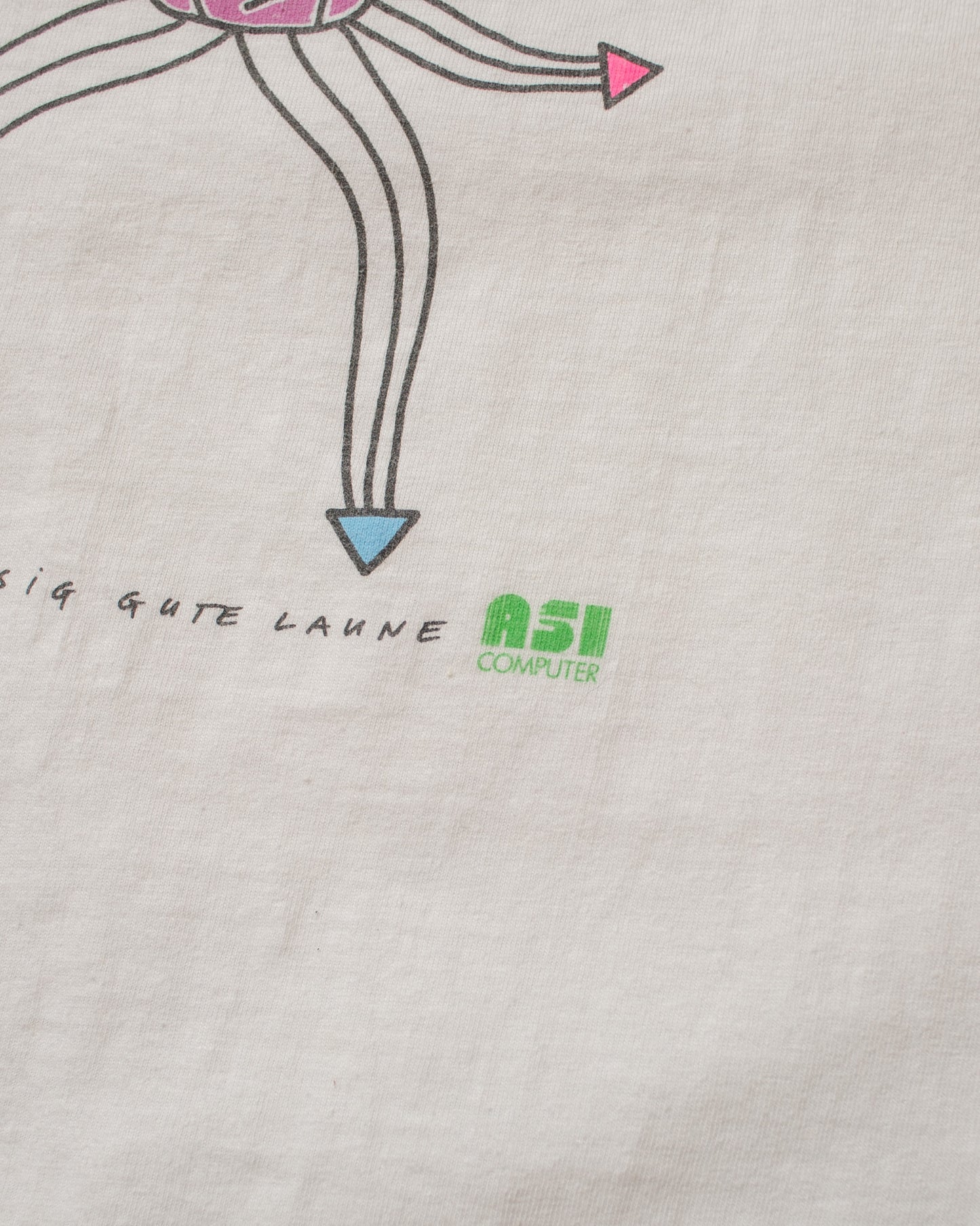 1990s ASI Computer Promo T-shirt white - XL