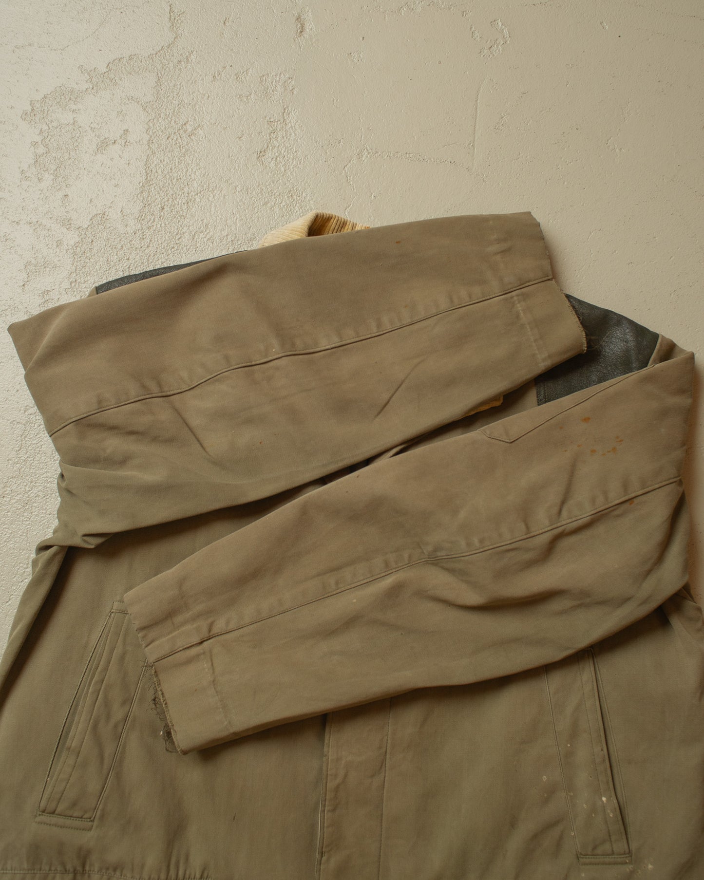 1970s distressed French Hunting Jacket brown - L