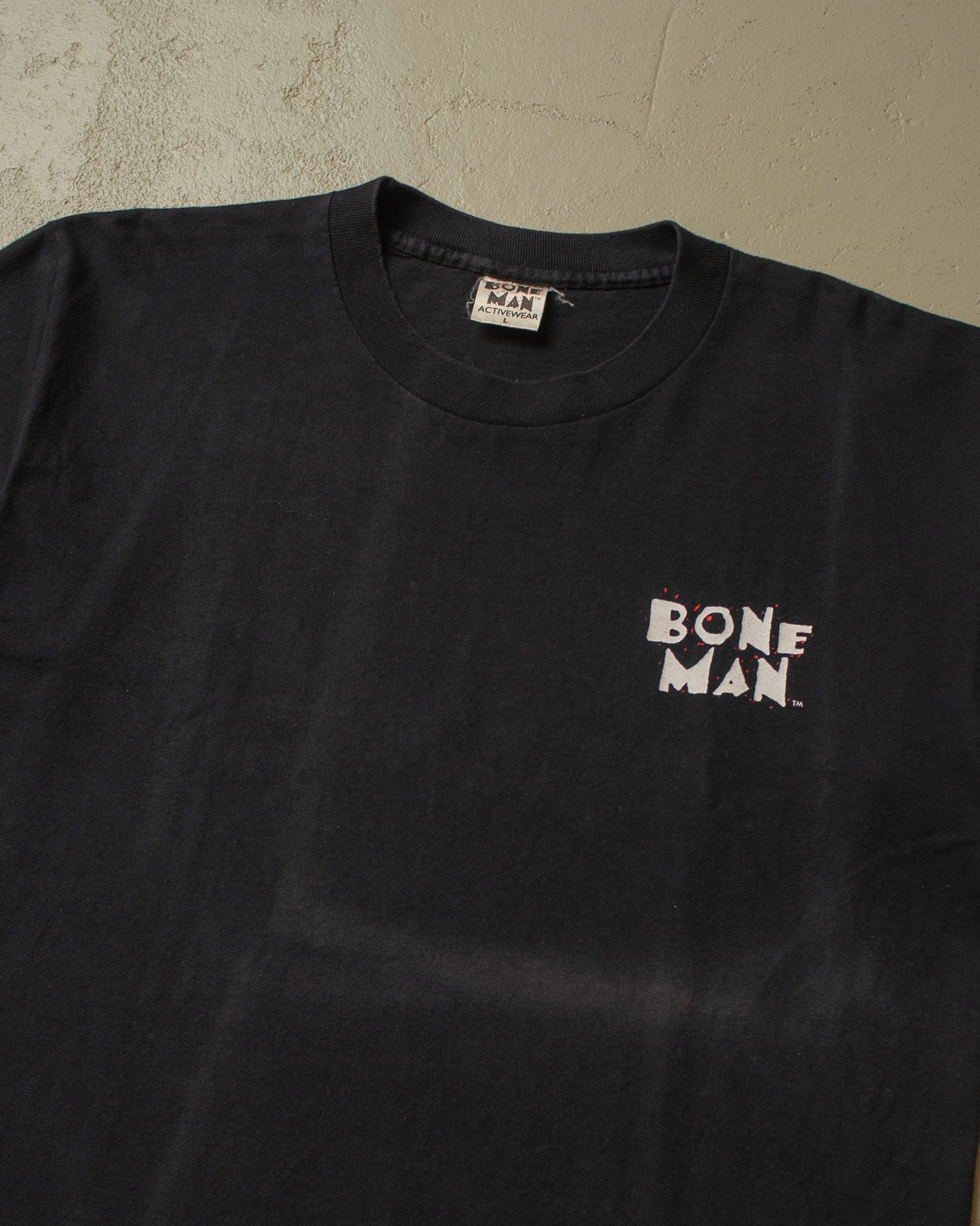 1996 Faded Boneman Rollerskate T-shirt black - L