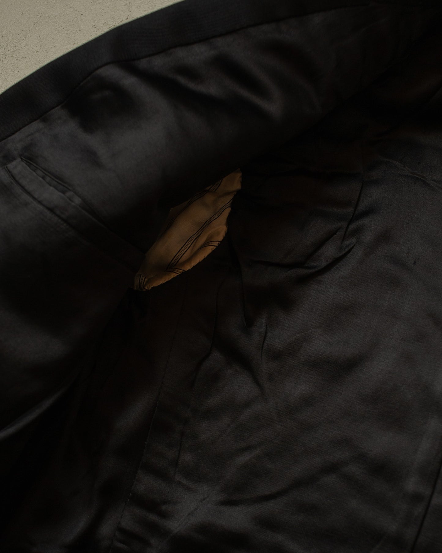 1920/30s German Peak Lapel Smoking Jackett black - M