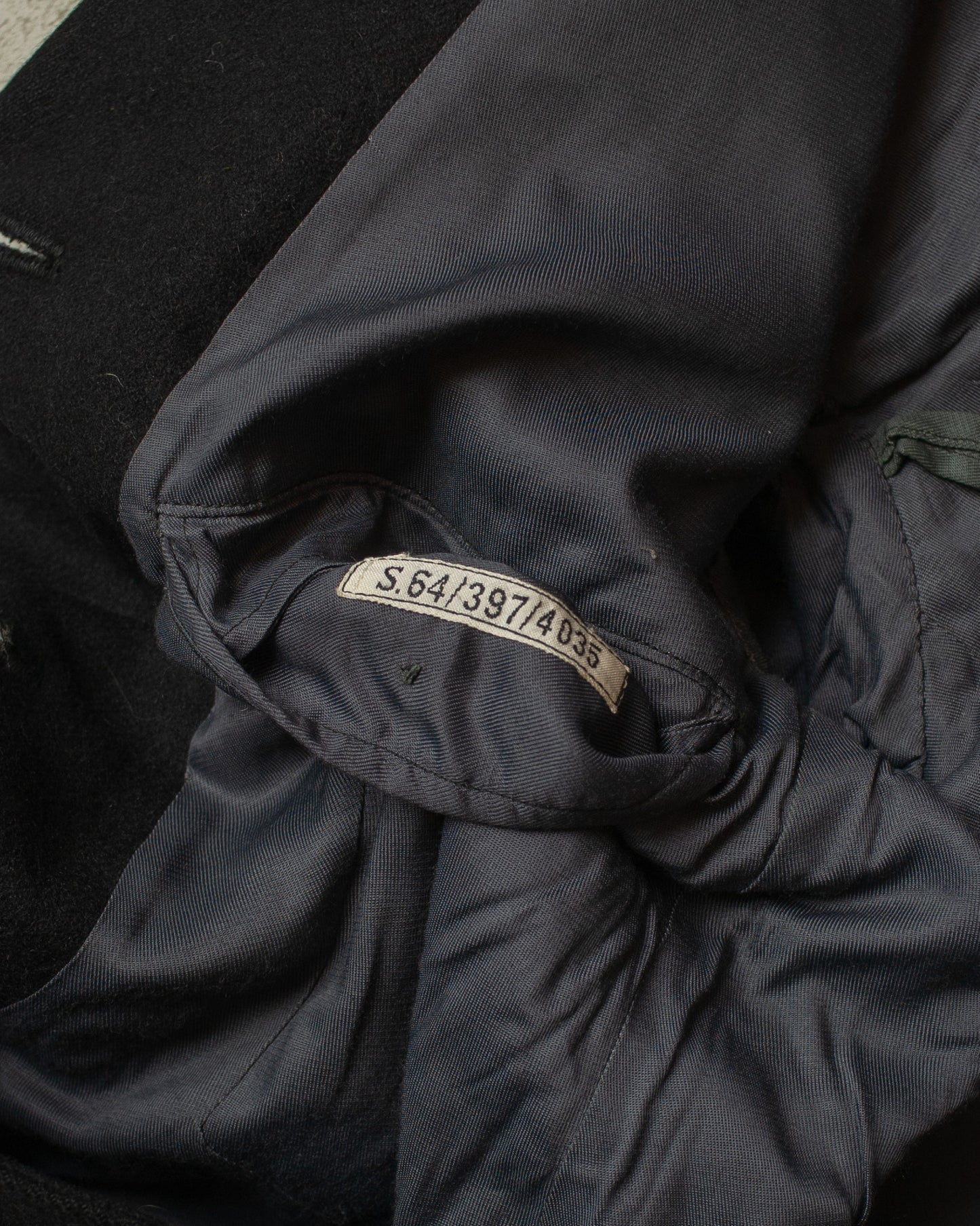 1940s German Wool Janker black - S