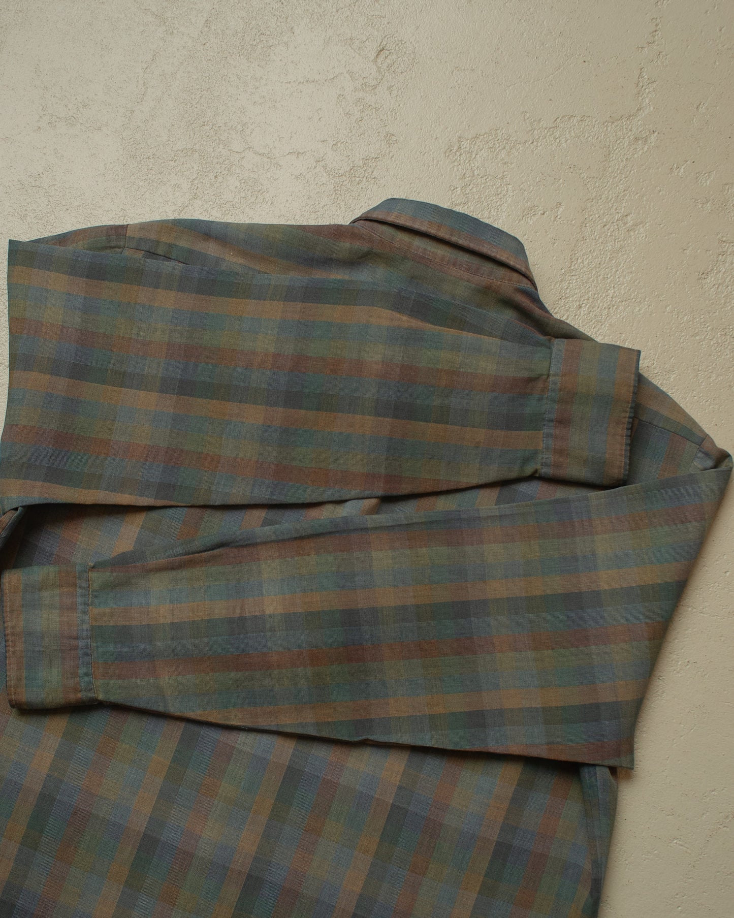 1970s/80s Faded checkered Shirt multi - L