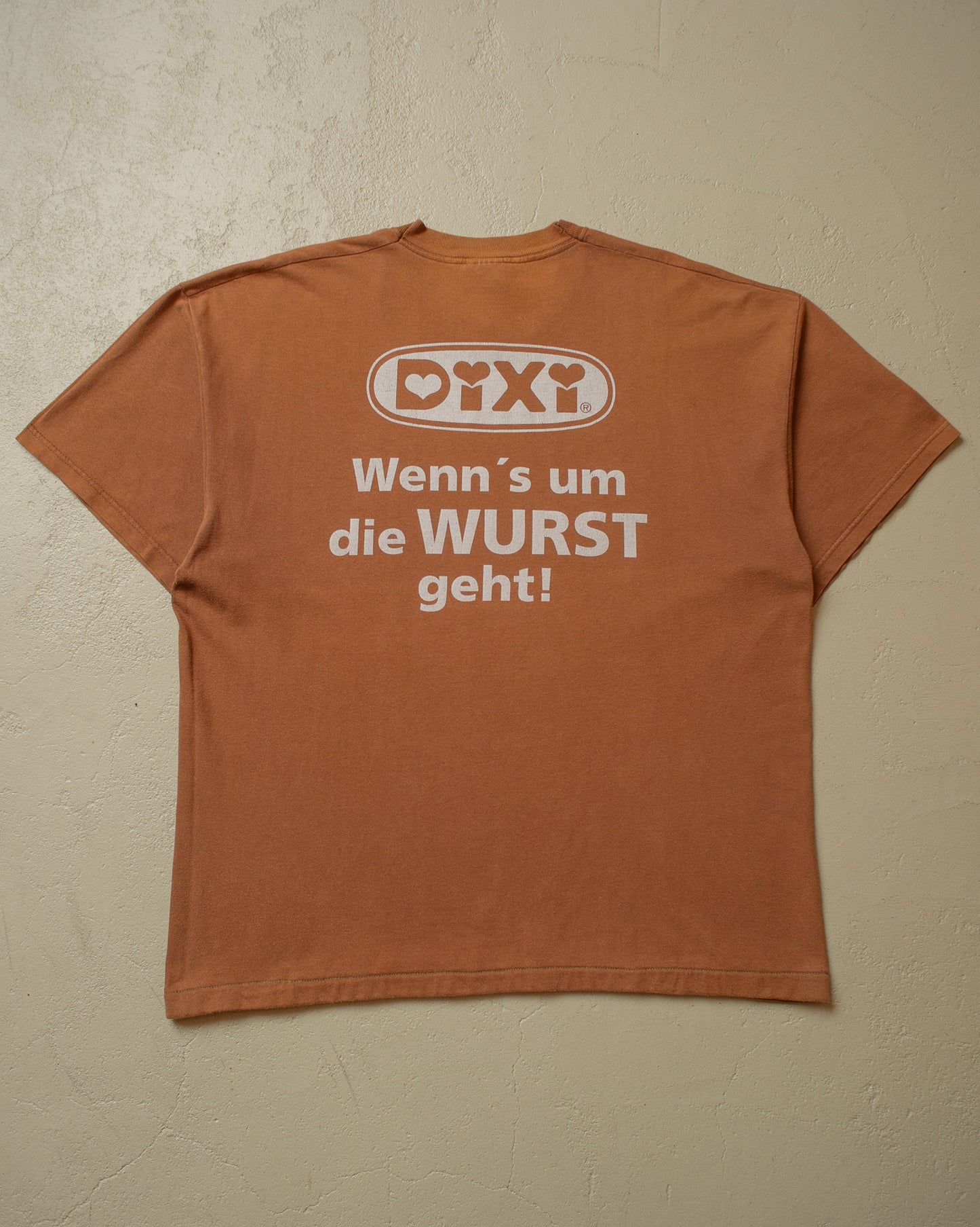 2000s Dixi "Wurst" Promo T-shirt brown - XL