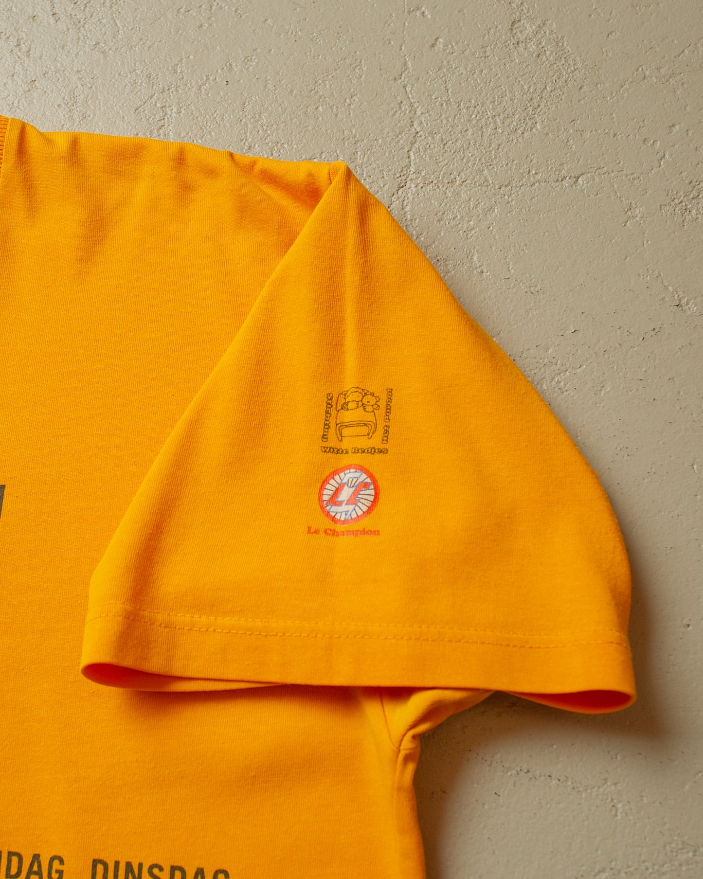 2003 Nike "Dam tot Damloop" Dutch Run T-shirt yellow - XL
