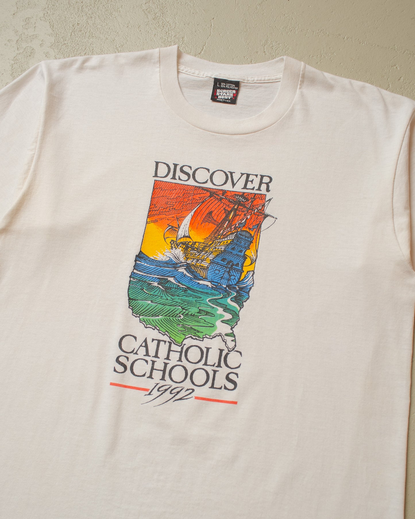 1995 Discover T-shirt white - M/L