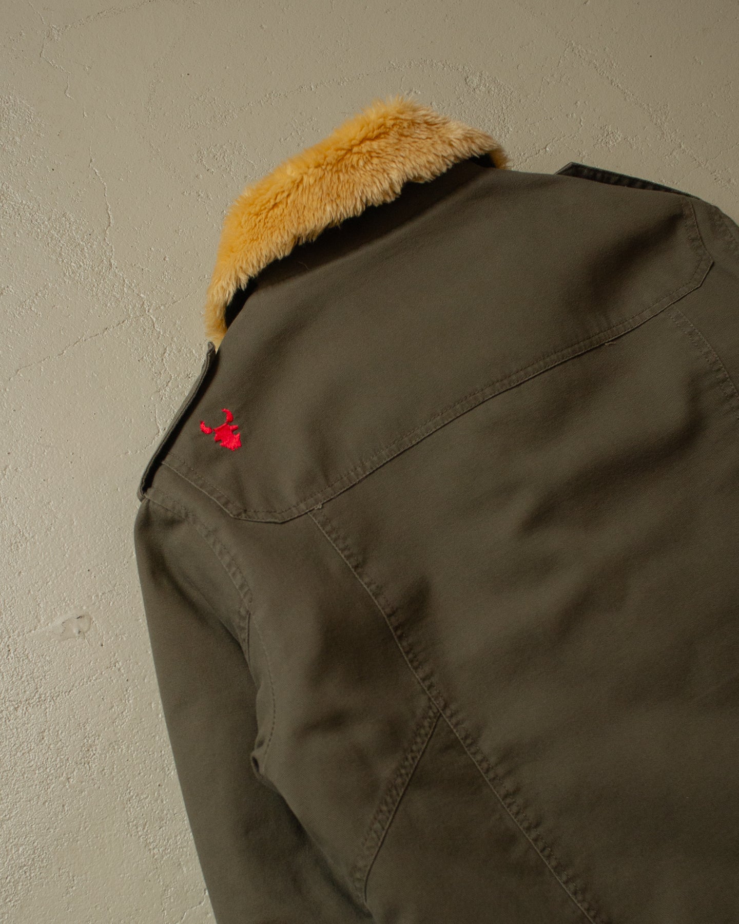 2000s Womens Kenvelo cropped Jacket khaki - M