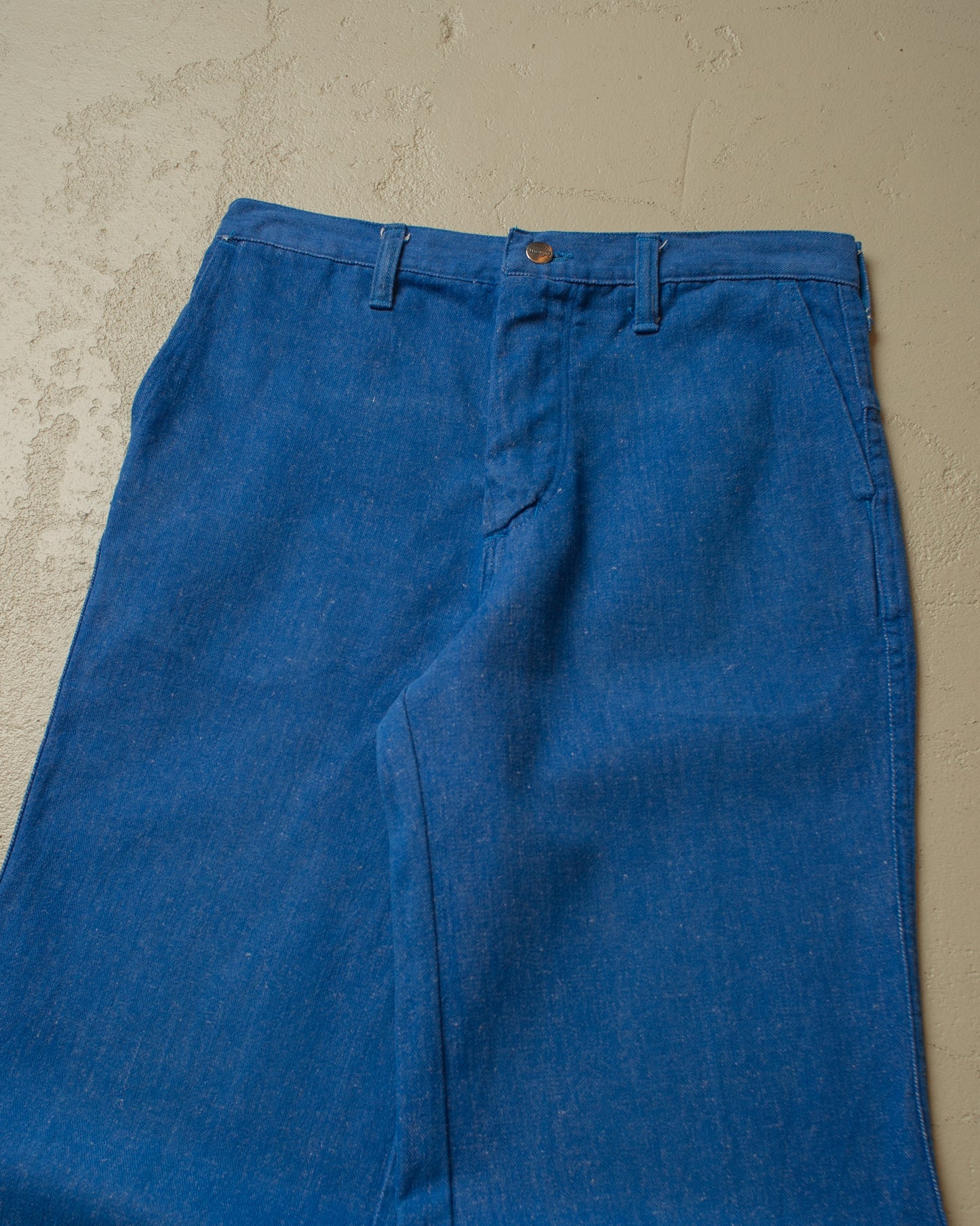 1960s/70s Blue Bell Wrangler Bellbottom Jeans blue - W31 L30