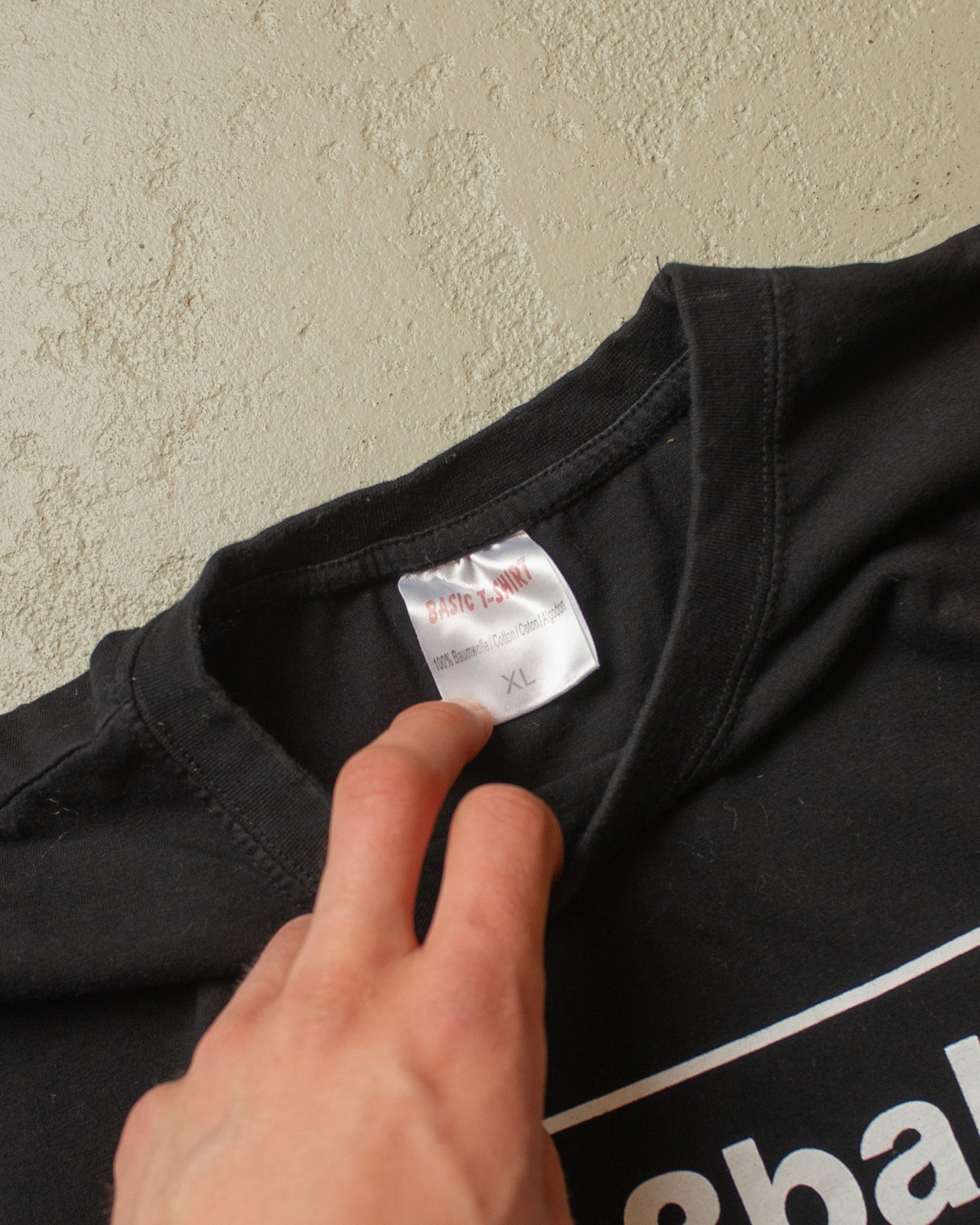 2000s unworn Fußball... T-shirt black - L