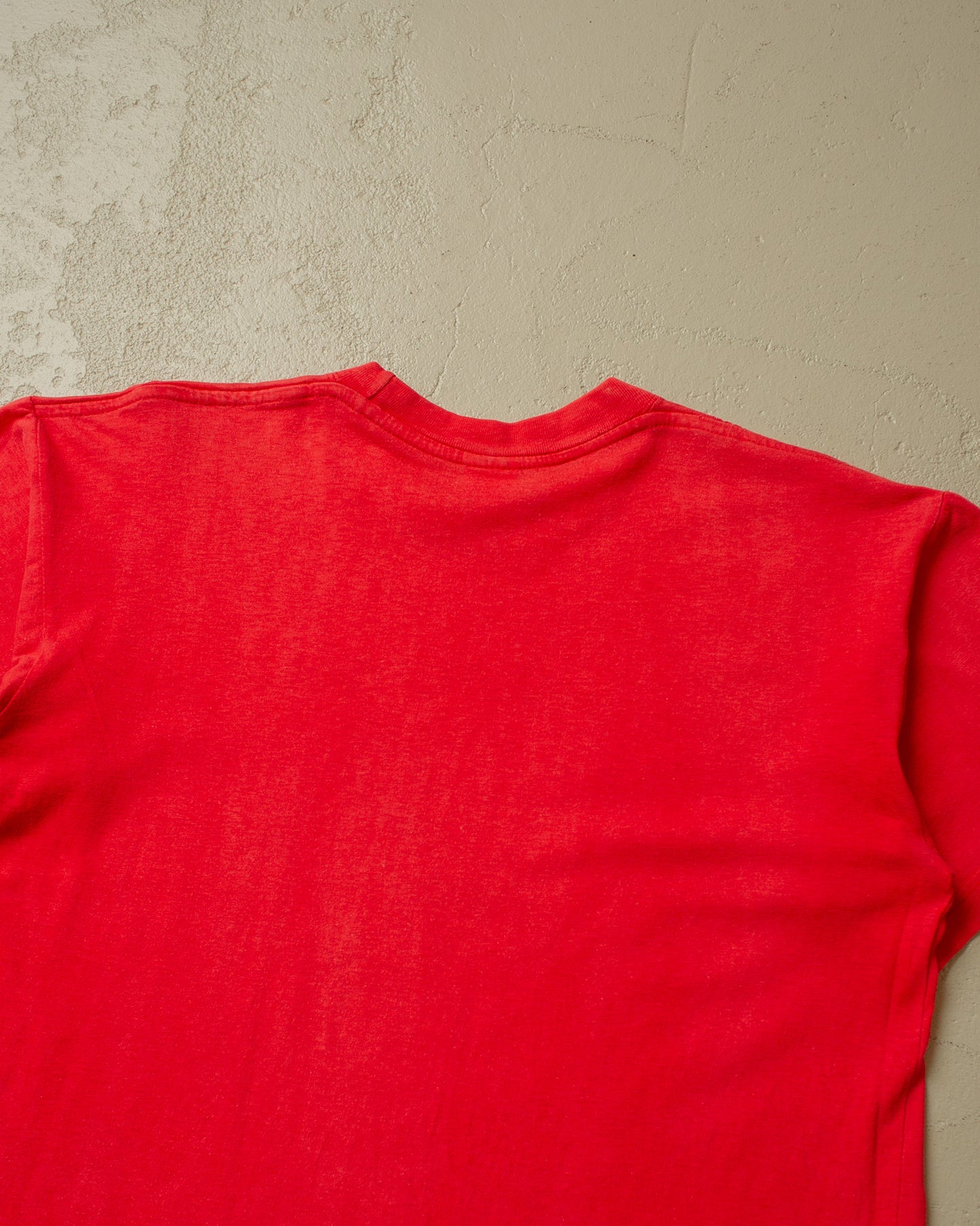 1990s distressed Fisioterapia Taz T-shirt red - M/L
