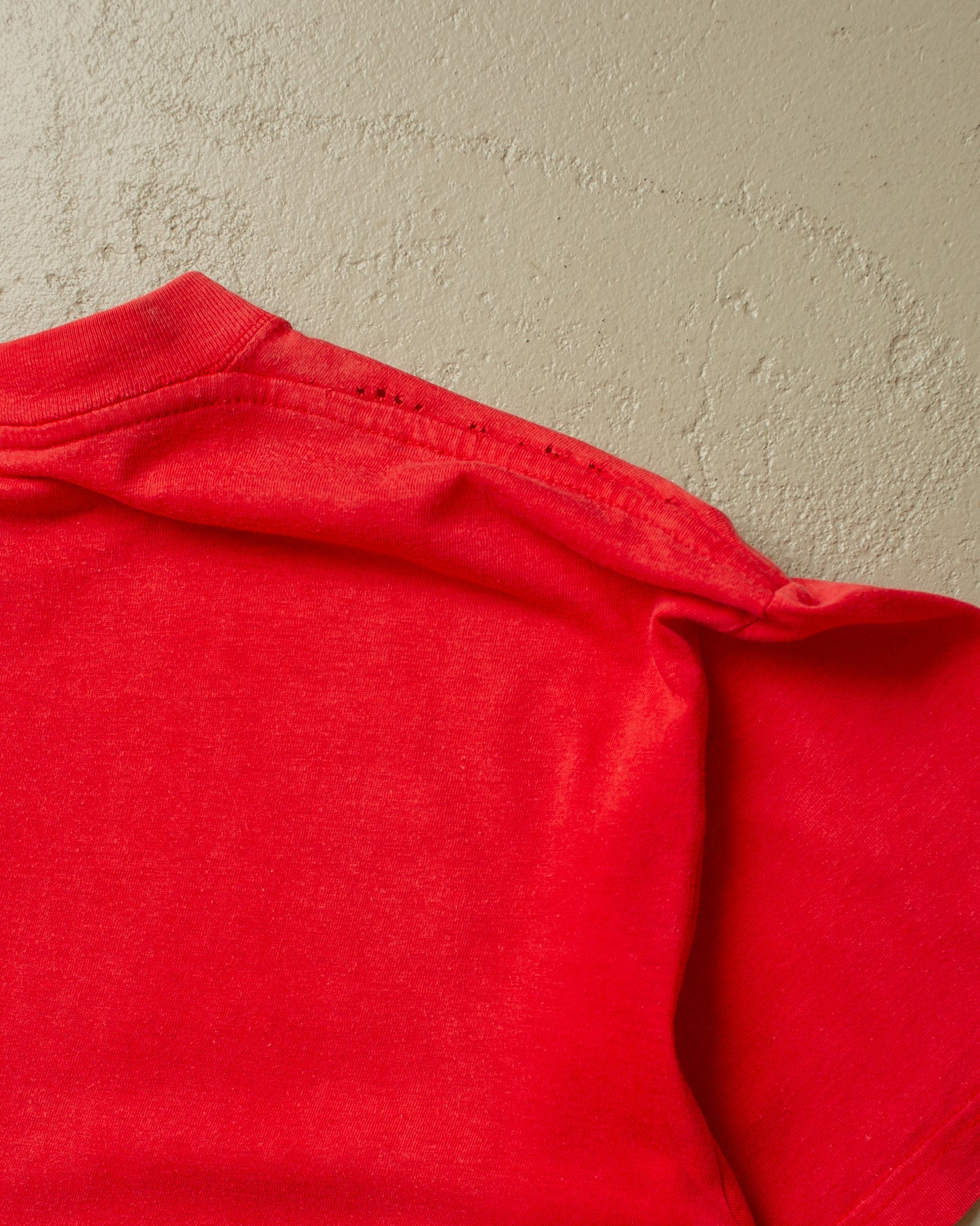 1990s distressed Fisioterapia Taz T-shirt red - M/L