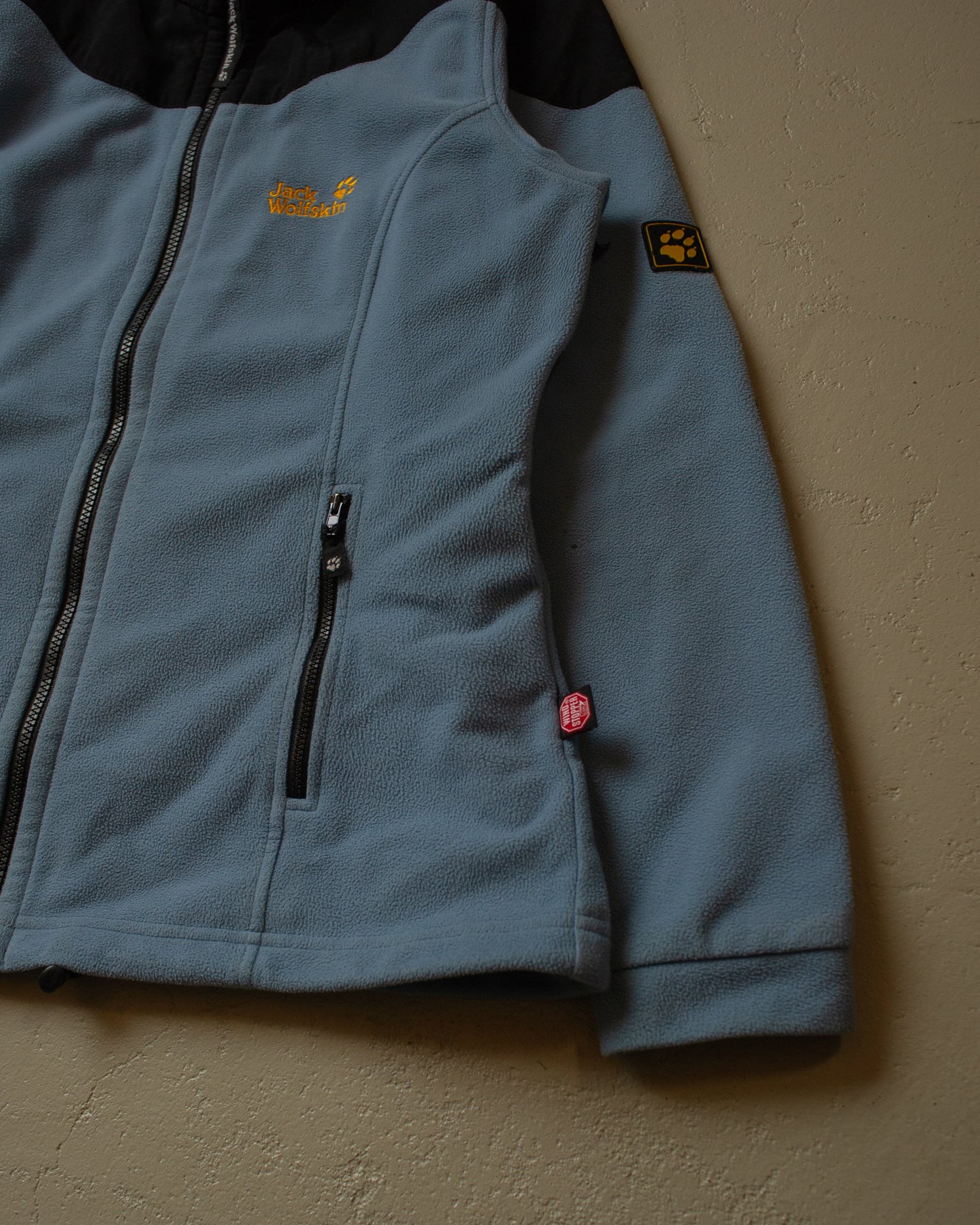 2000s Womens Jack Wolfskin Windstopper Fleece blue - L