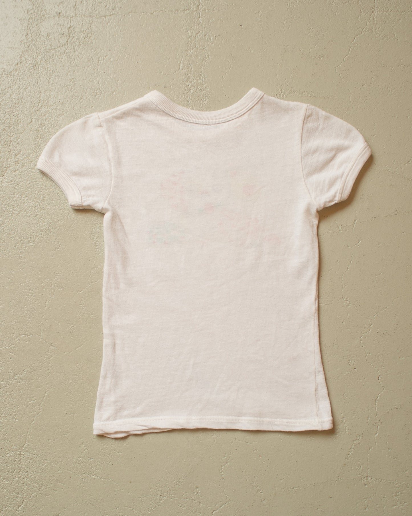 1970s Womens Dog & Turtle Baby T-shirt white - XXS/XS