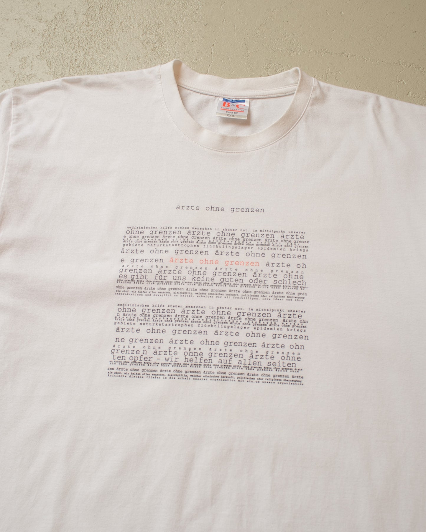 2005 Ärzte ohne Grenzen T-shirt white - XXL