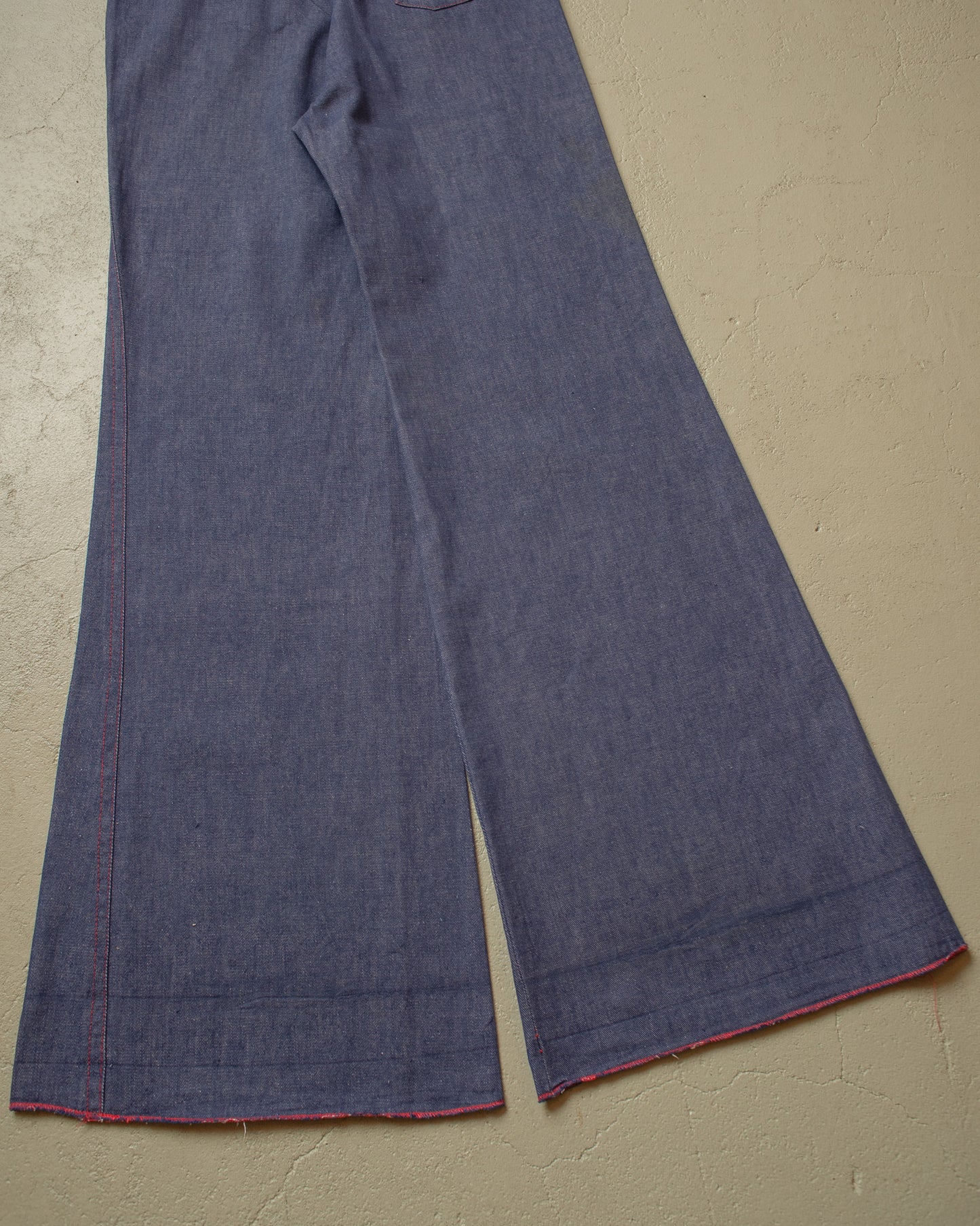 1970s Womens Flared light Jeans blue - W28 L32