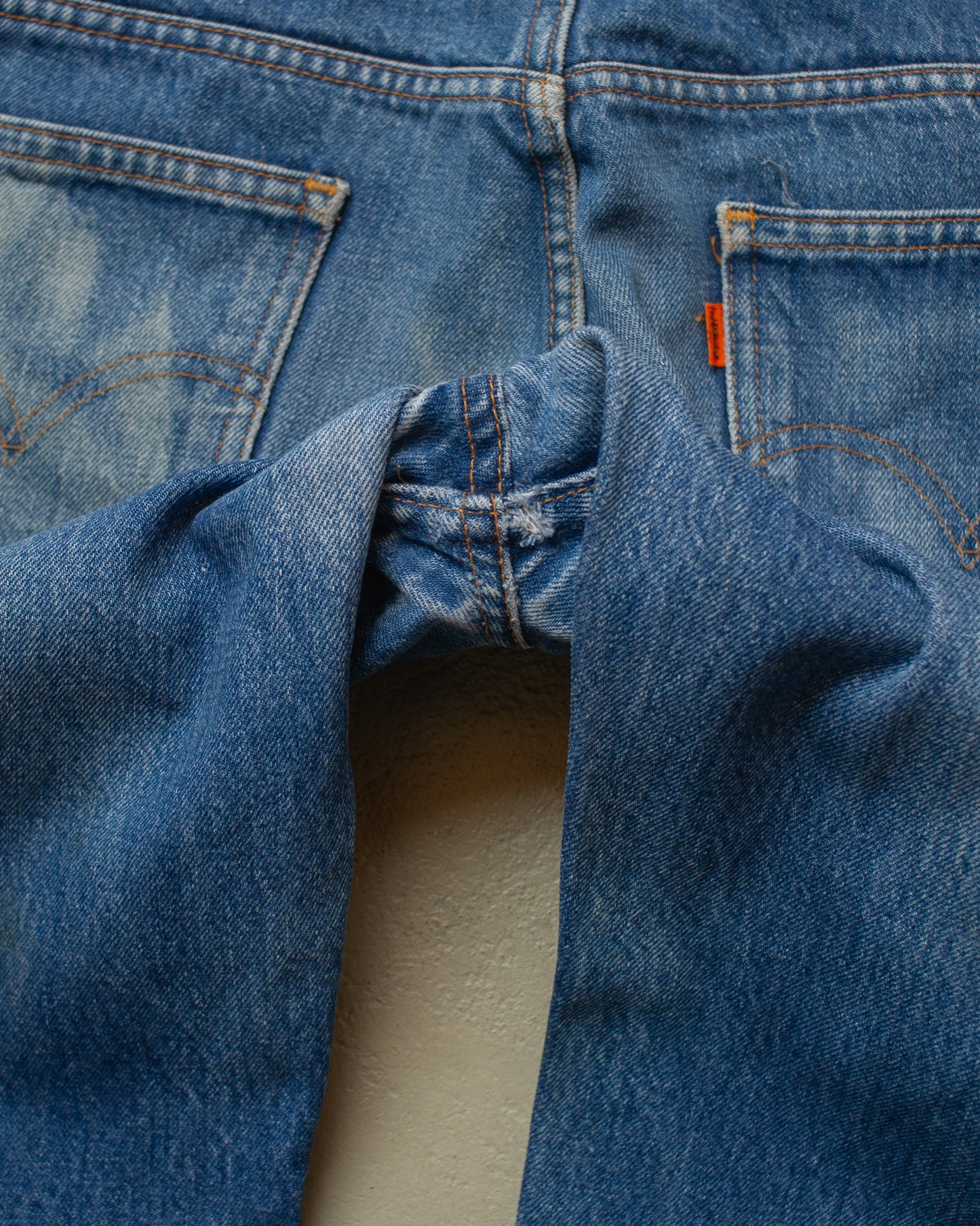 1990s Faded Levi´s Orange Tab Straight Fit Jeans blue - W30 L33