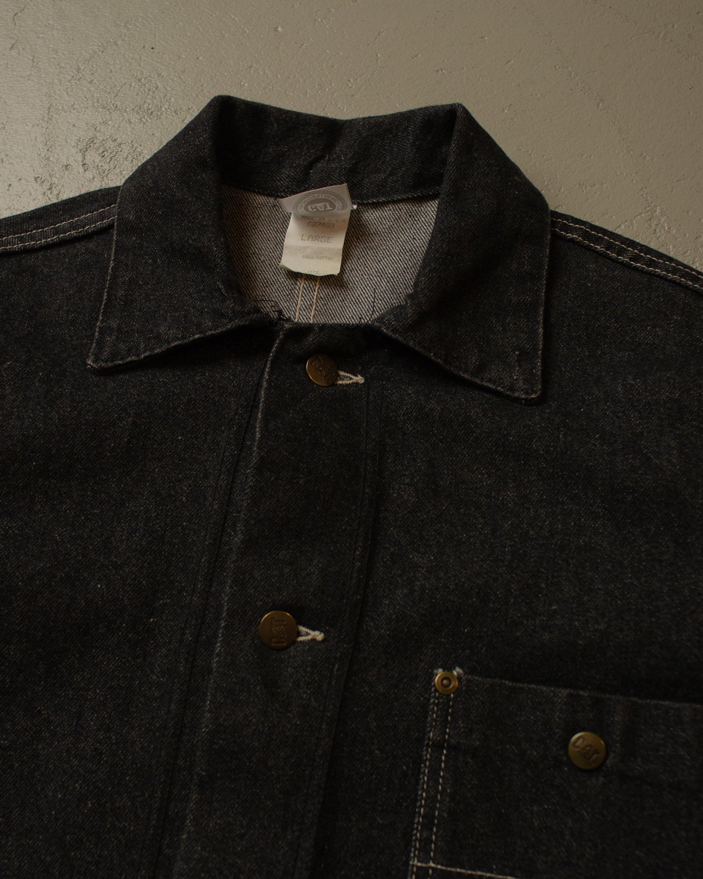 90s CAT Chore Jacket black - L/XL