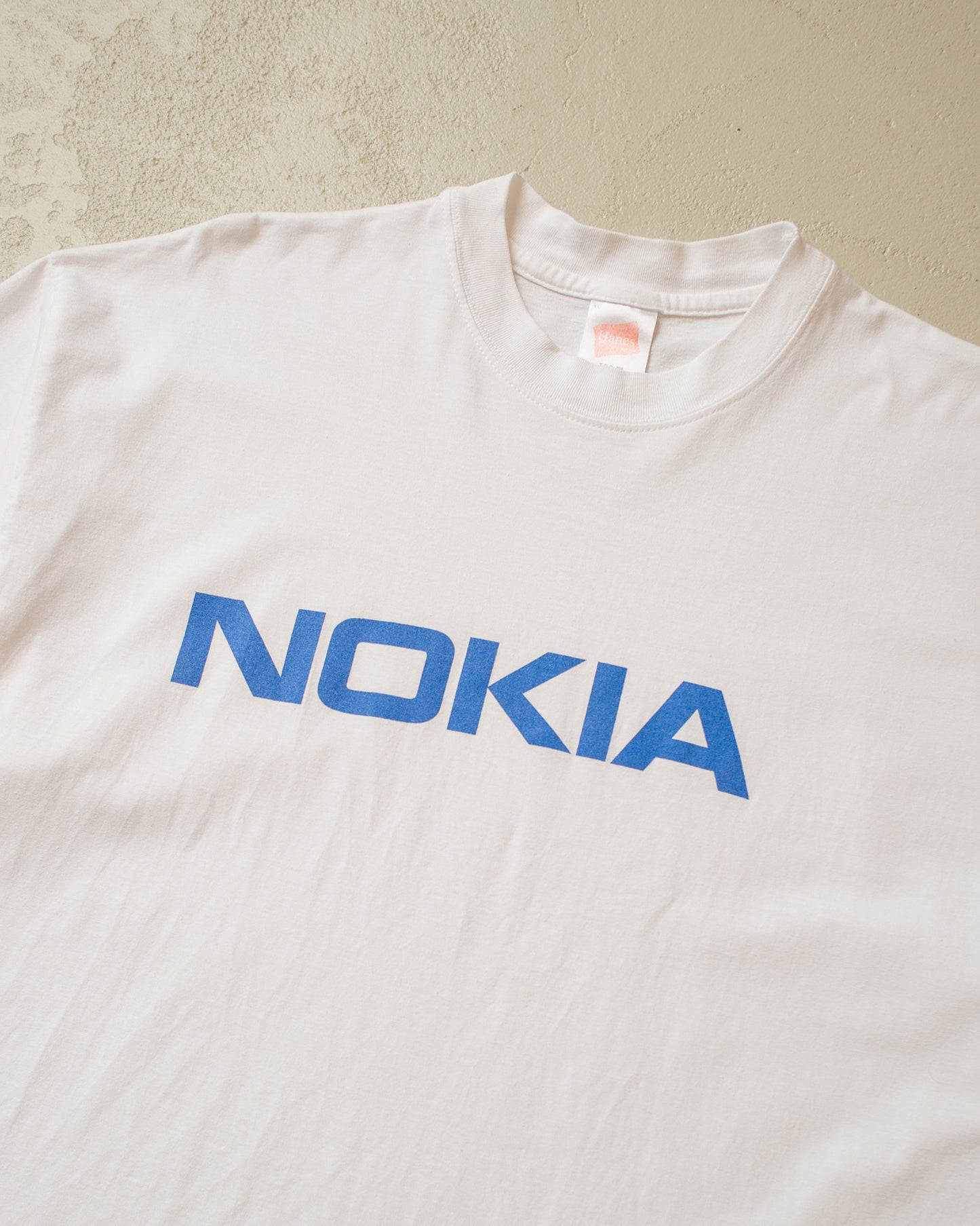 2000s Nokia Spellout T-shirt white - XL