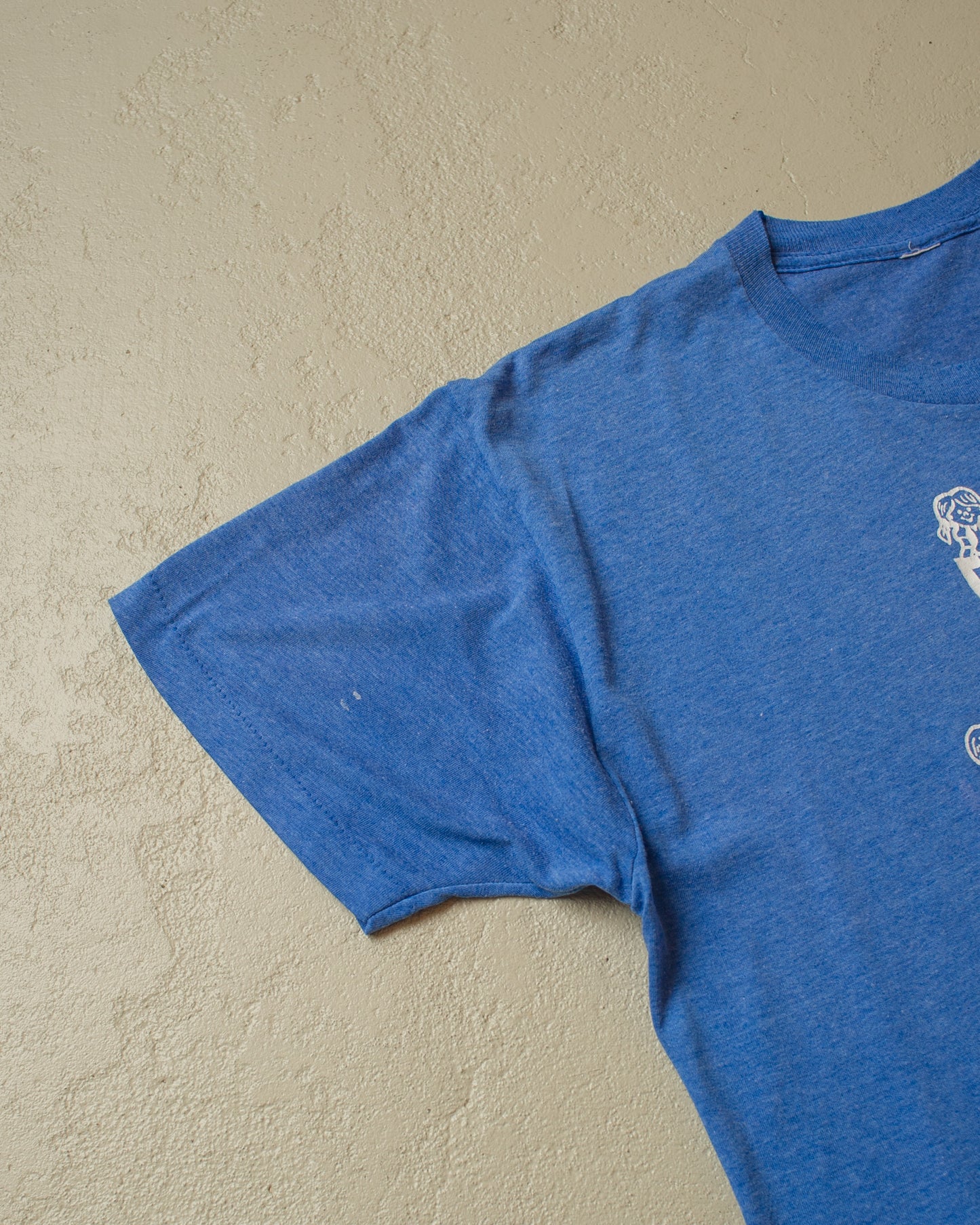 1980s Painter Wonderful World of Kids T-shirt blue - L