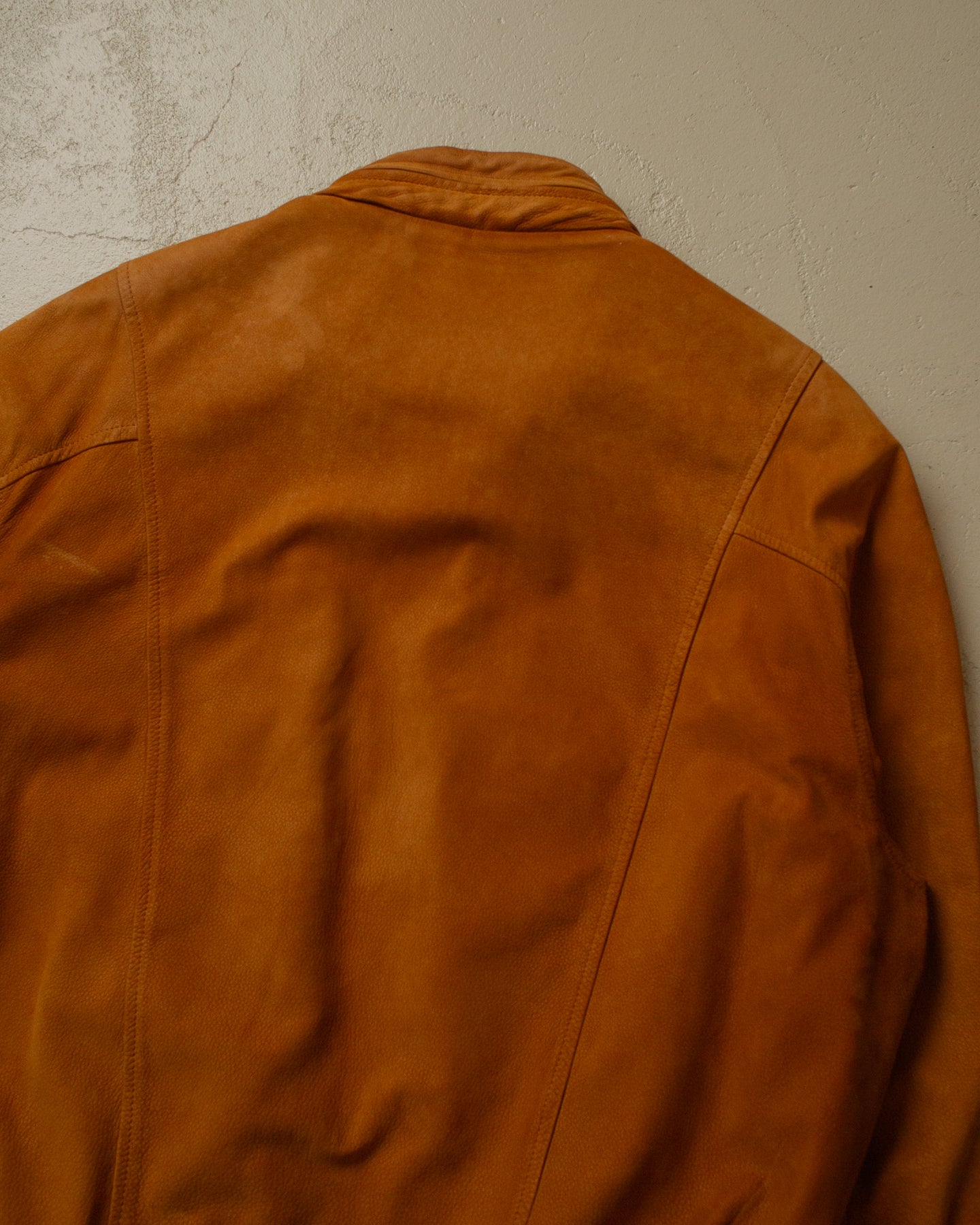 90s Cygielman Leather Bomber Jacket brown - XL