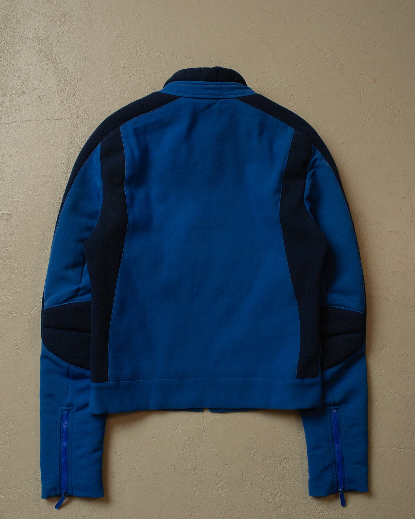 80s/90s Lahco Two Tone Biker Jacket blue - S/M
