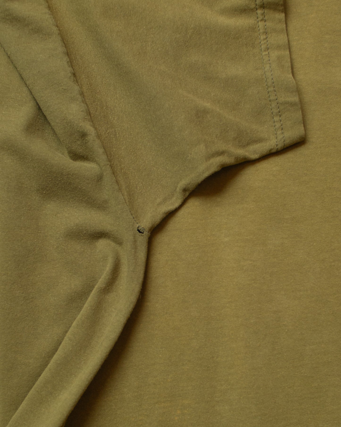 2000s Faded Blank T-shirt khaki - XXL
