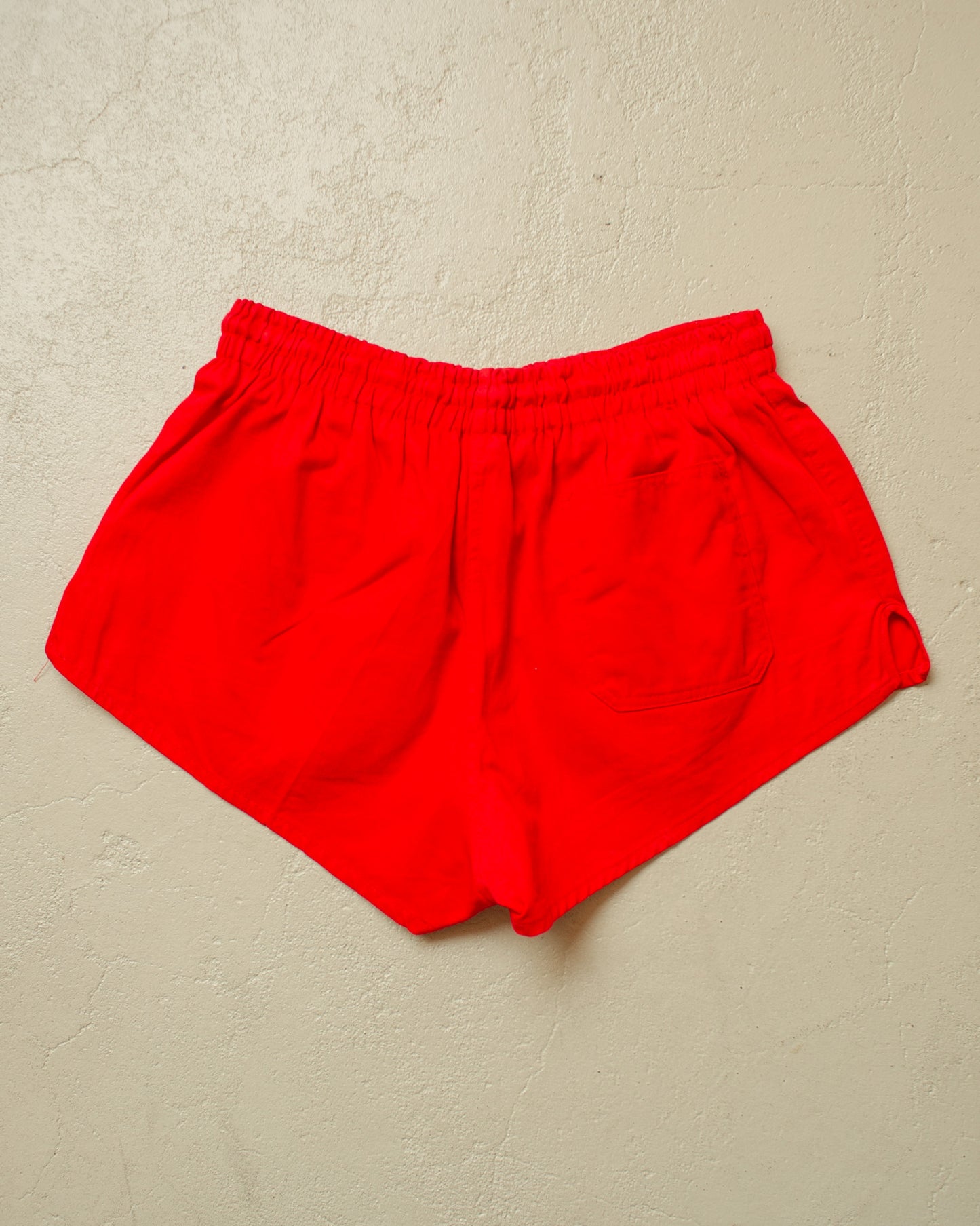 1970s/80s Cotton Shorts red - M