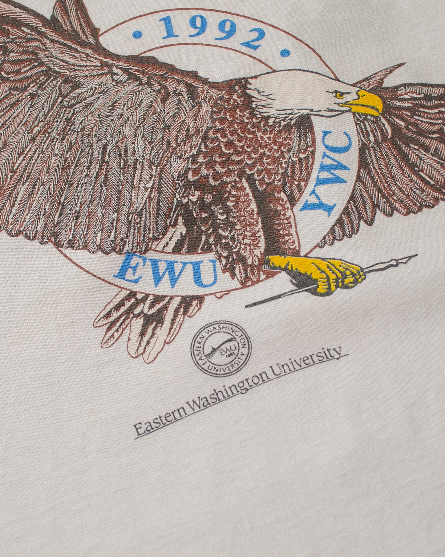 1992 Young Writers Conference EWU T-shirt white - S/M