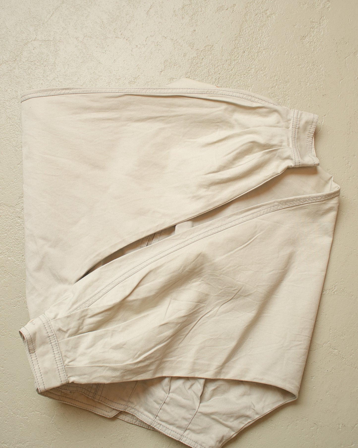 1980s Womens Betty Barclay Bat Sleeves Cotton Jacket creme - M