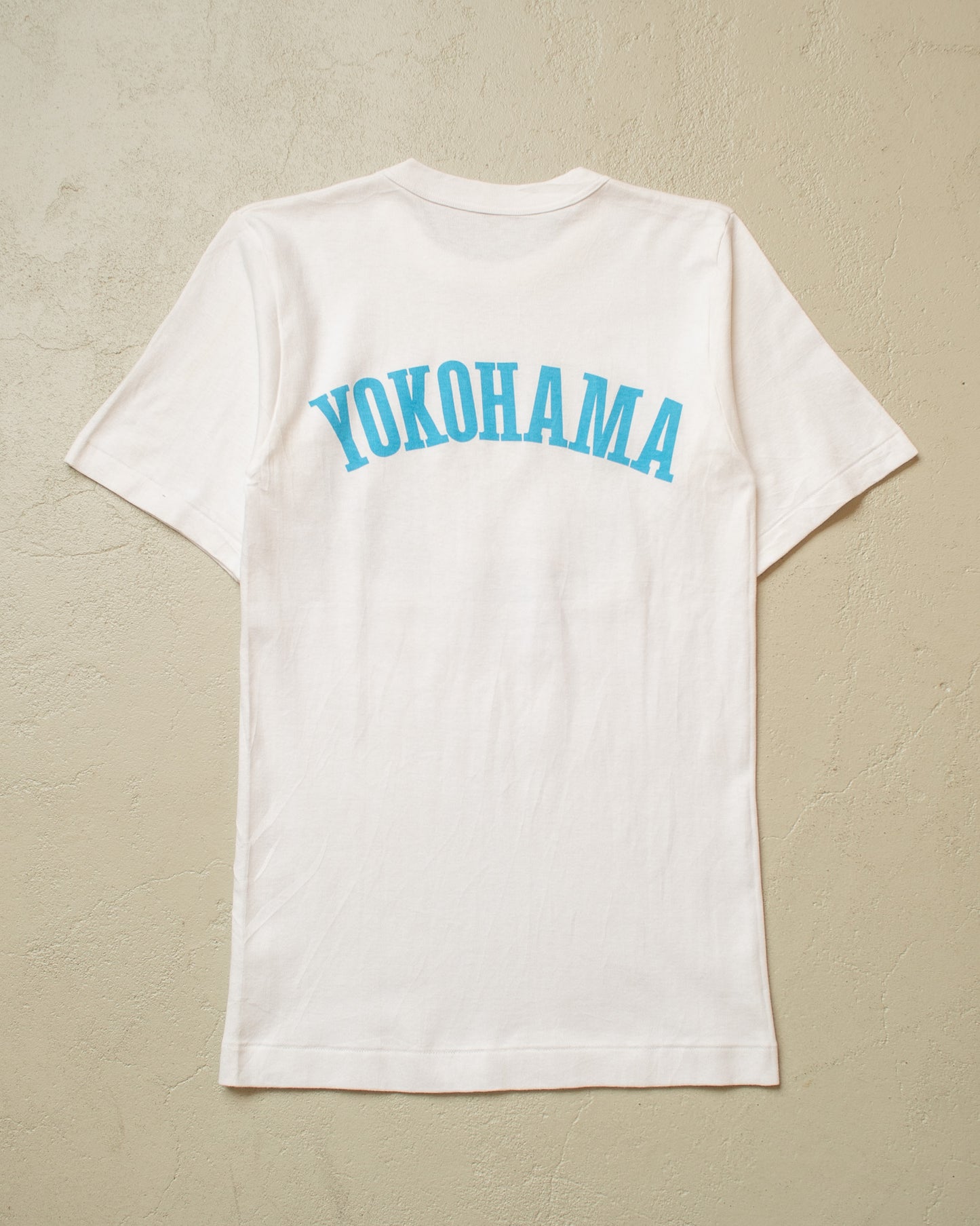 1990s Yokohama Souvenir T-shirt white - S/M