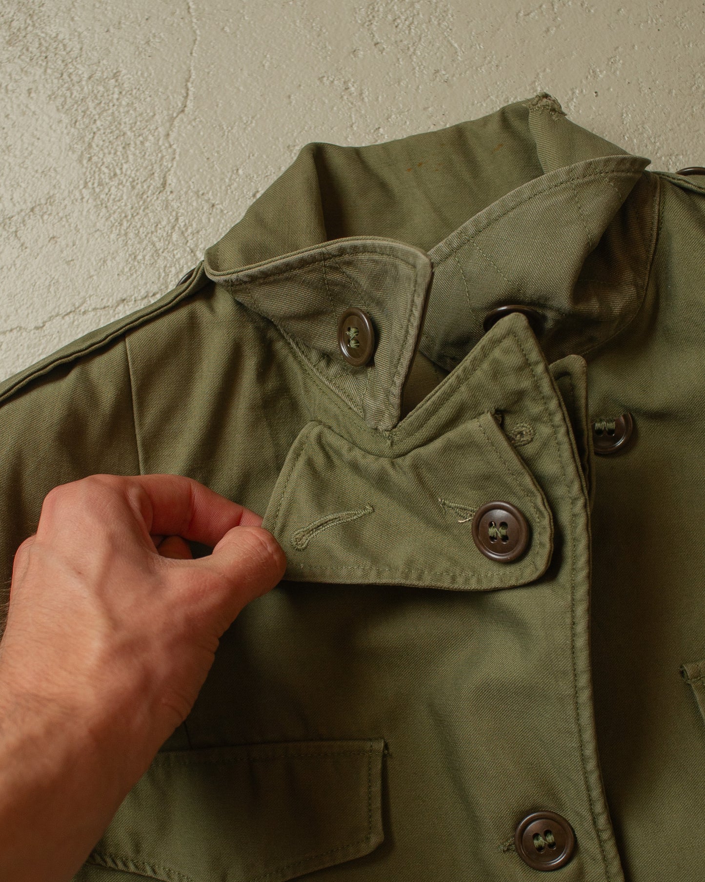 1940s WW2 Womens US Army Field Jacket khaki - S/M