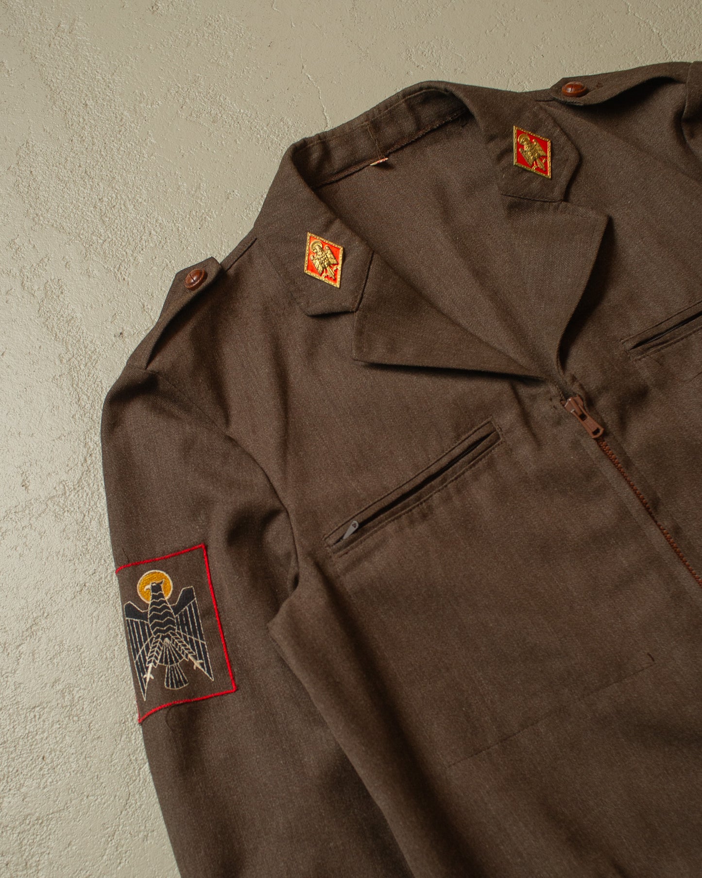 1970s Policía Armada Jacket brown - M