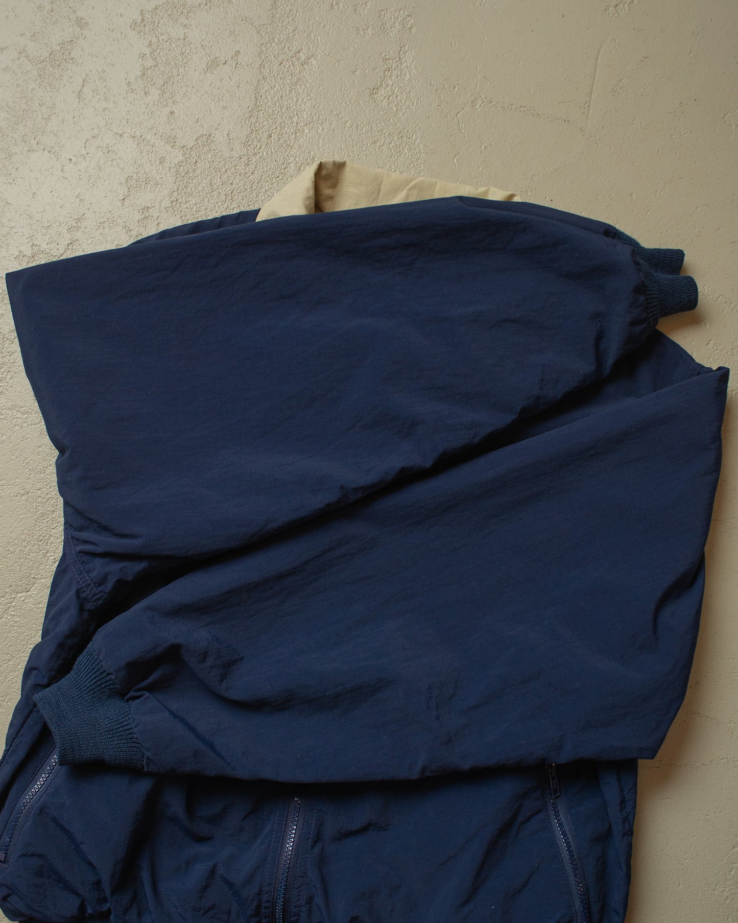 1980s Eddie Bauer Windbreaker navyblue - L/XL