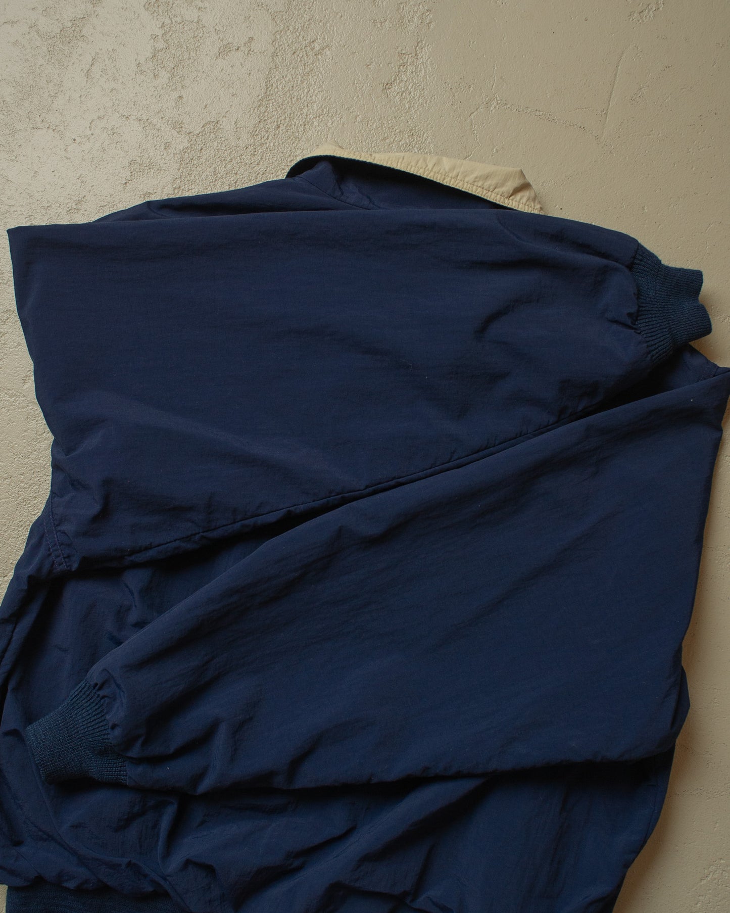 1980s Eddie Bauer Windbreaker navyblue - L/XL