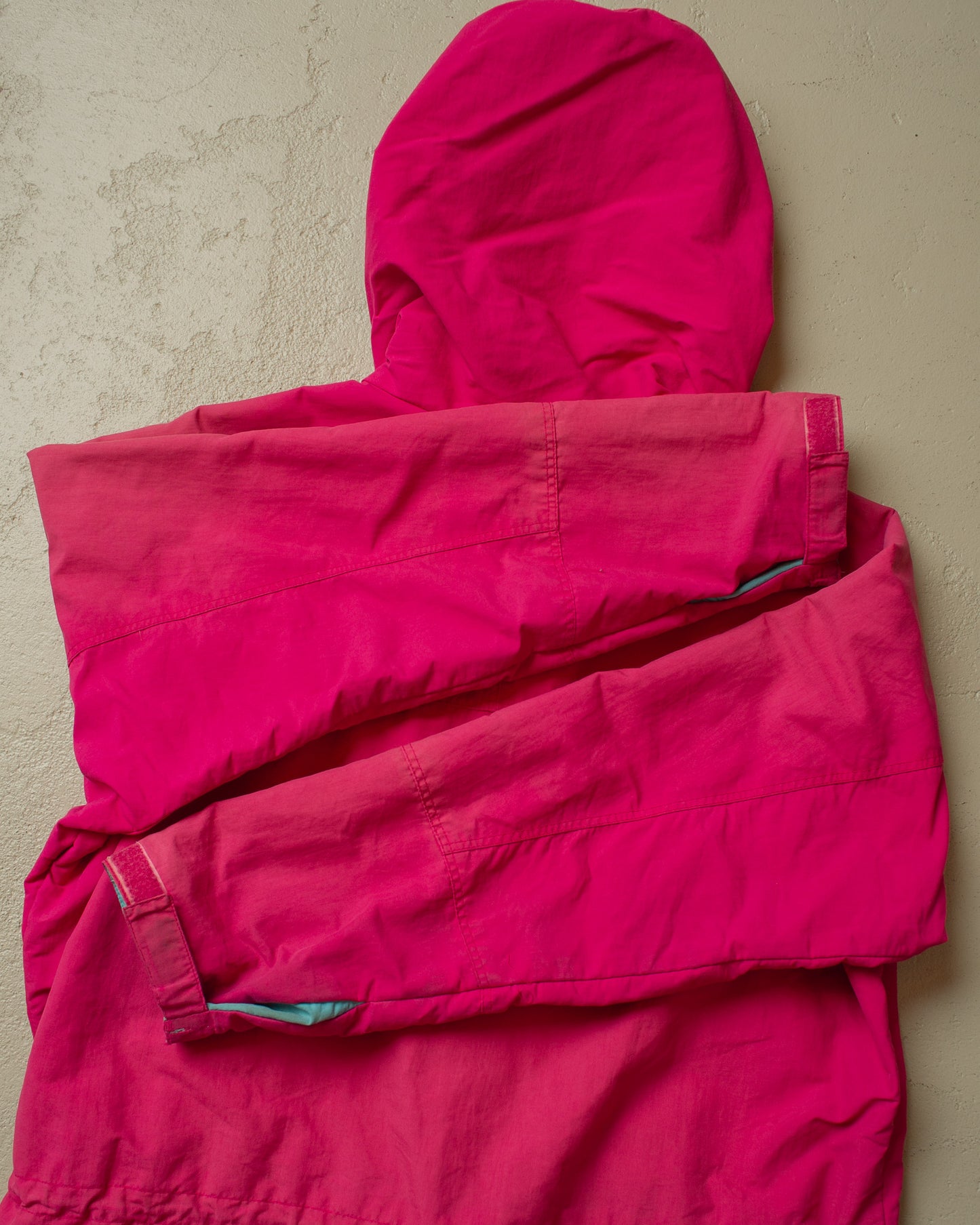 1980s Womens Faded Patagonia Parka pink - L/XL