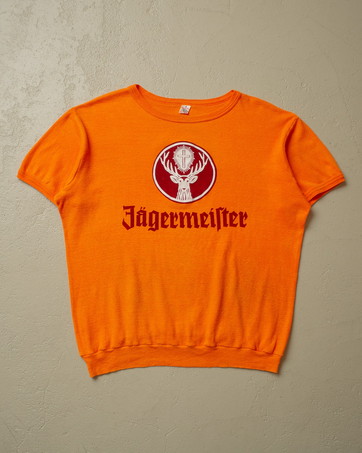1970s Jägermeister Shirt orange - L