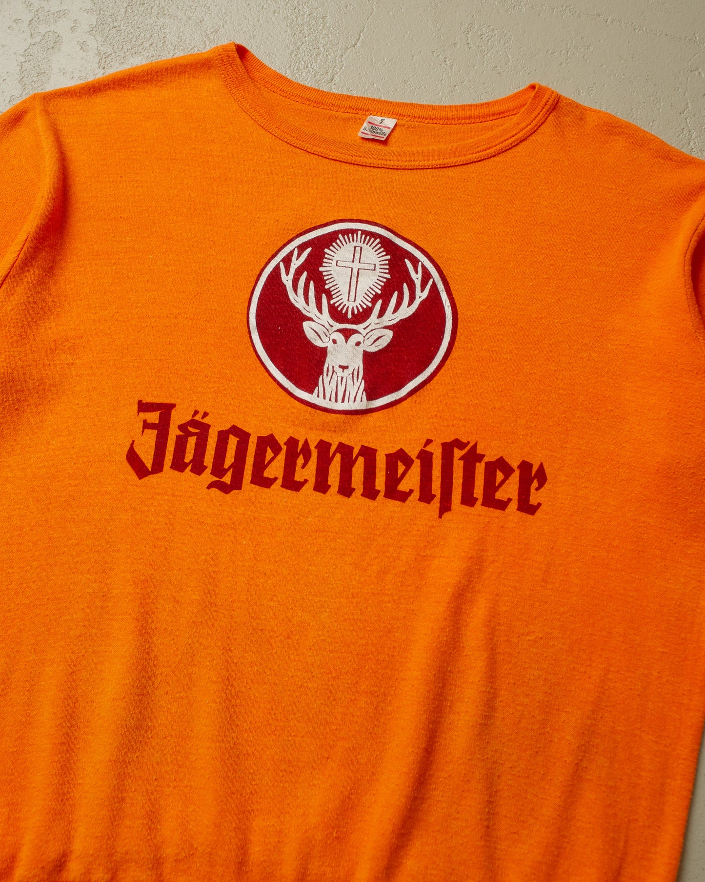 1970s Jägermeister Shirt orange - L