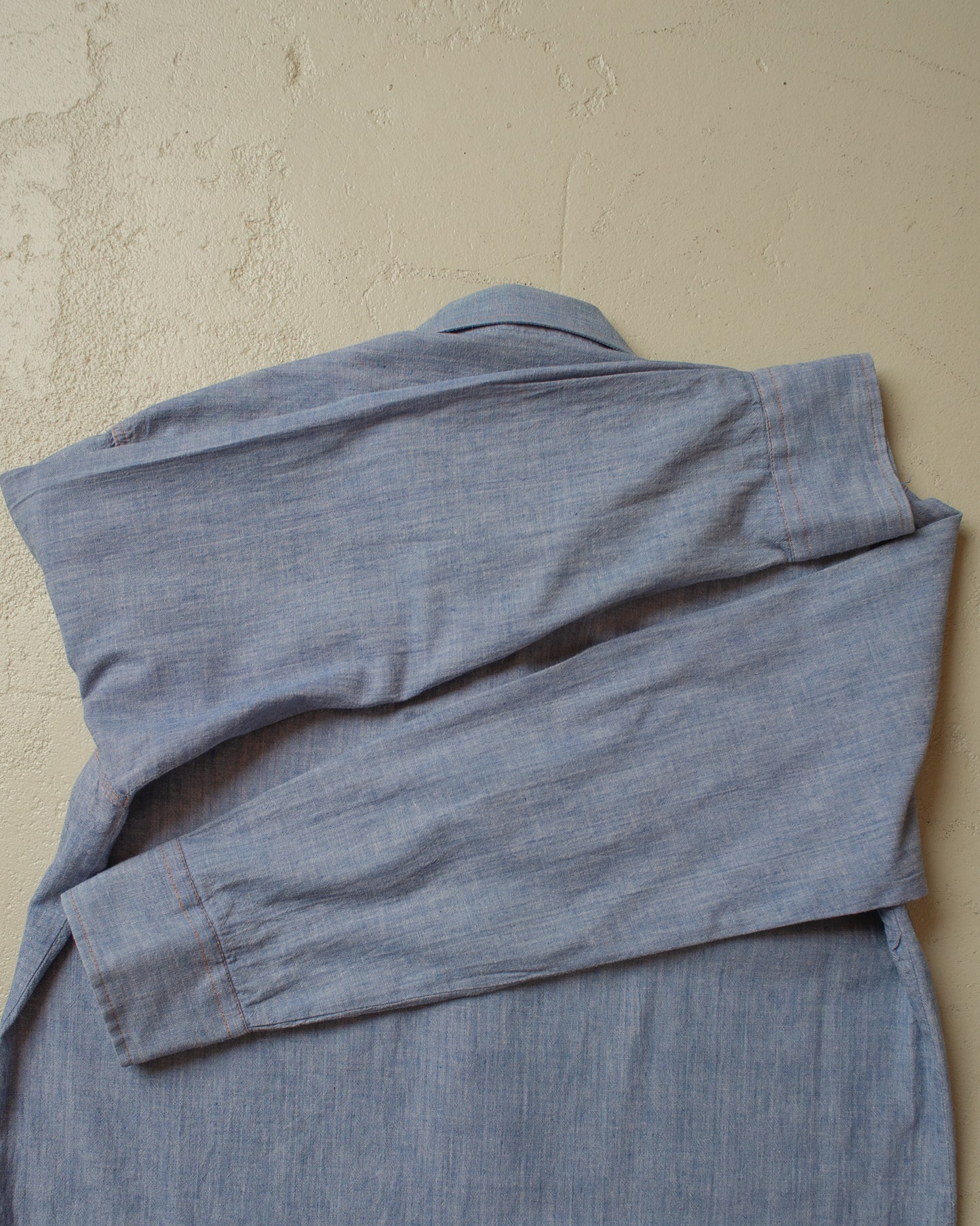 1970s/80s Western Cotton Shirt blue - L