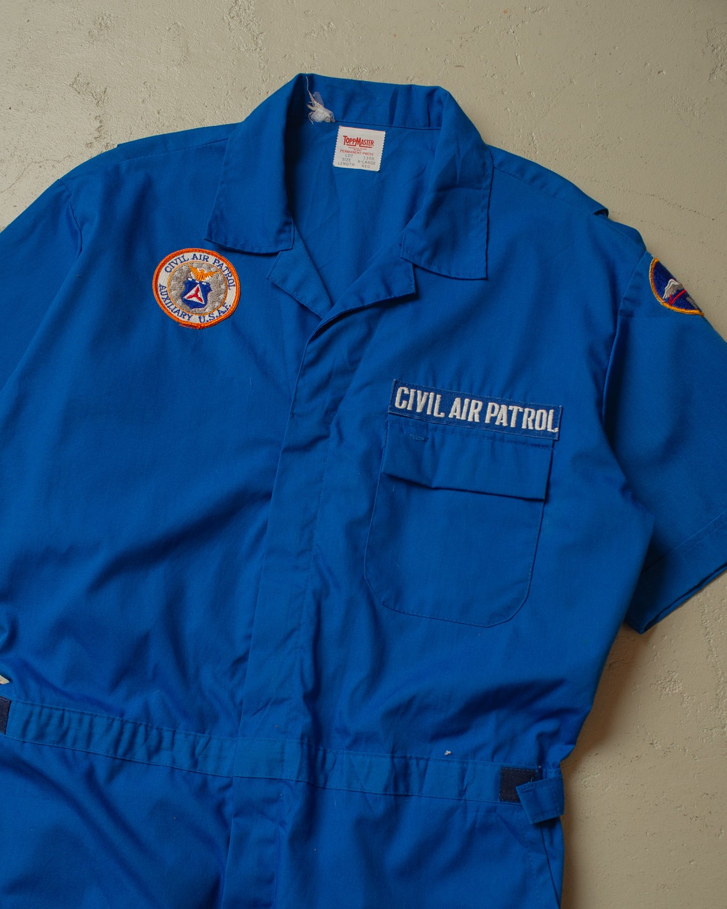 1980s Civil Air Patrol USAF Coveralls blue - XL