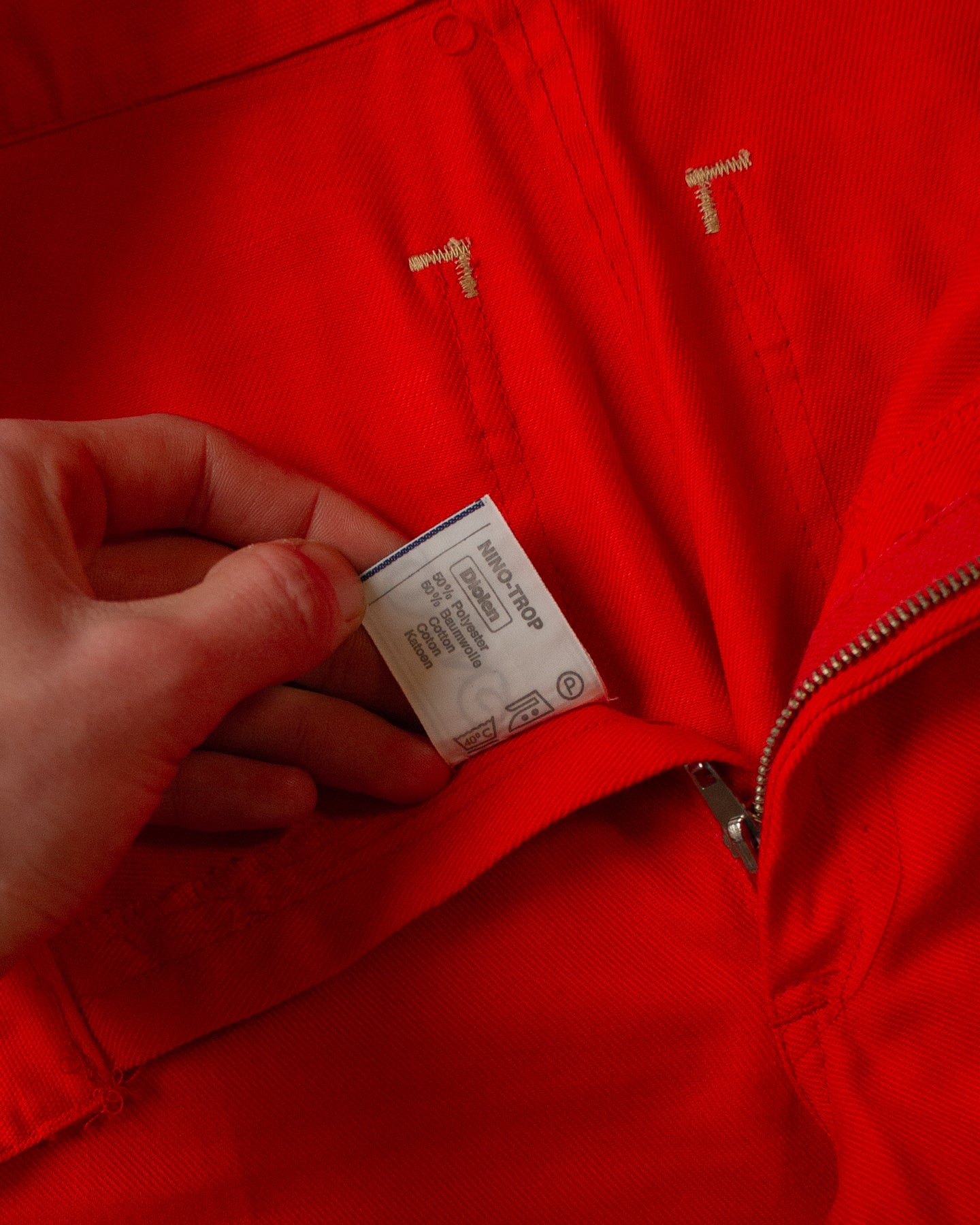 1970s Nino Flared Pants red - 28x34