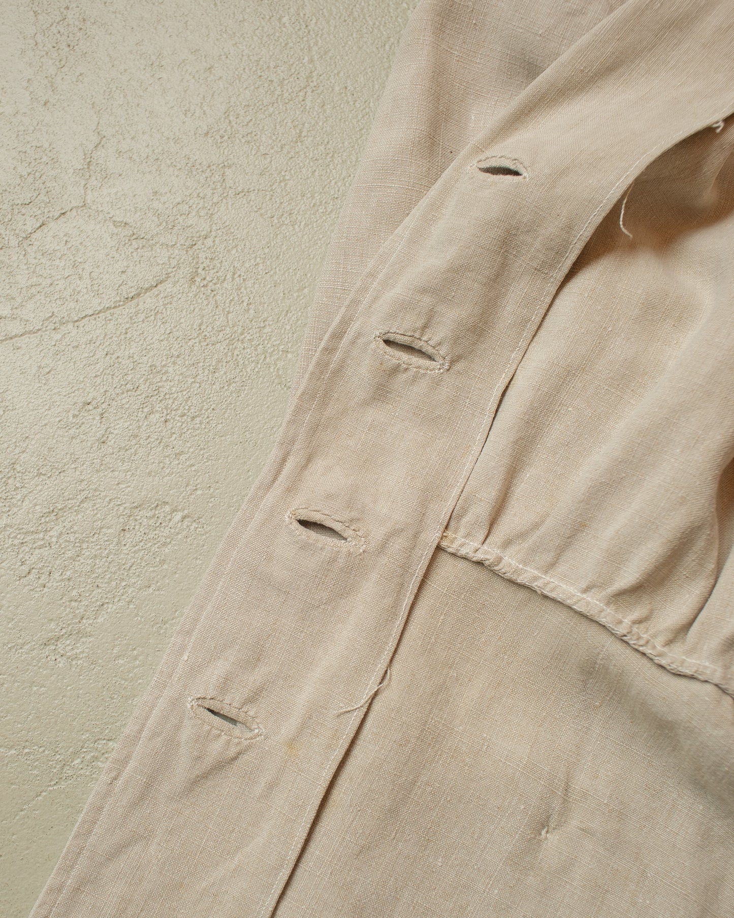 1920s Womens German Linen Sports Jacket creme - S/M