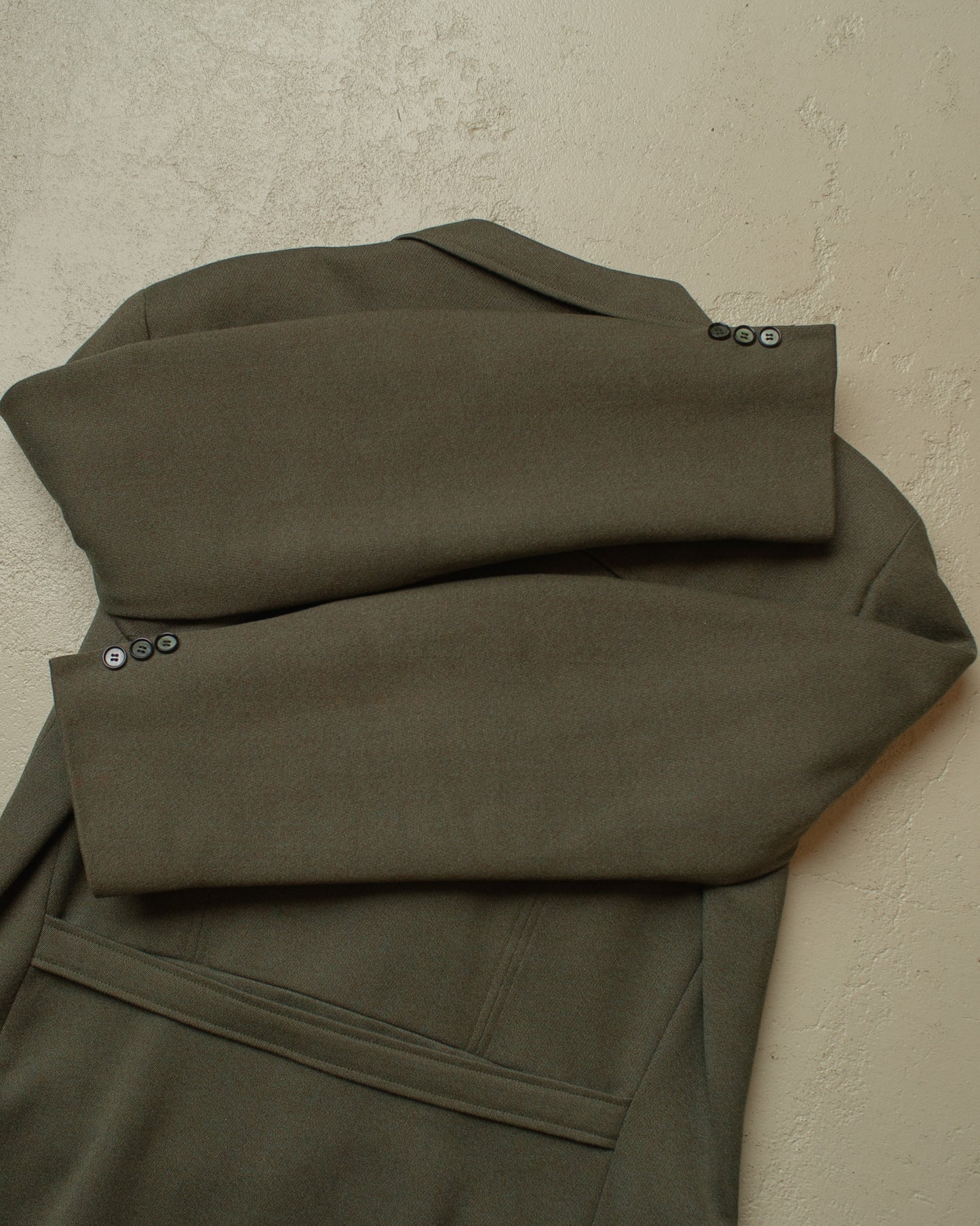 1940s German 4-Pocket Sports Suit Jacket green - L